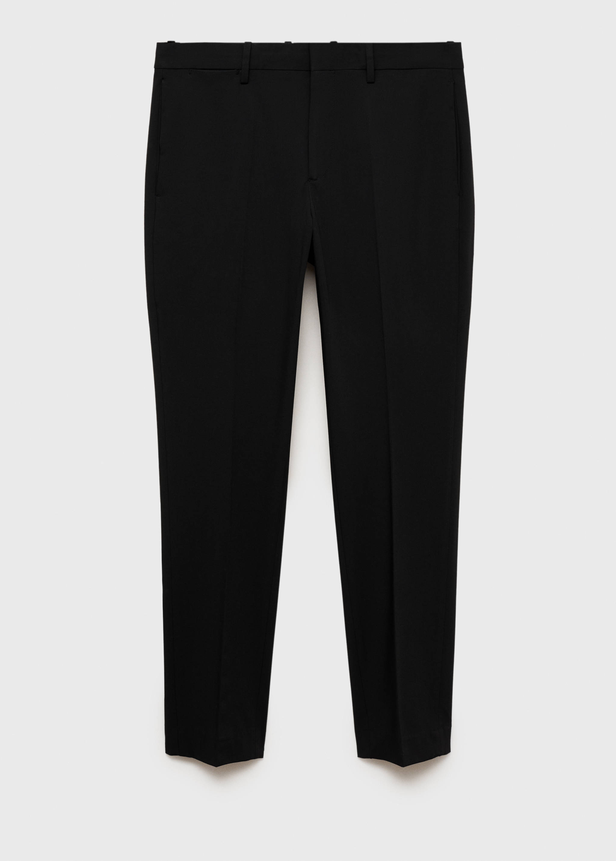 Stretch fabric super slim-fit suit trousers - Article without model