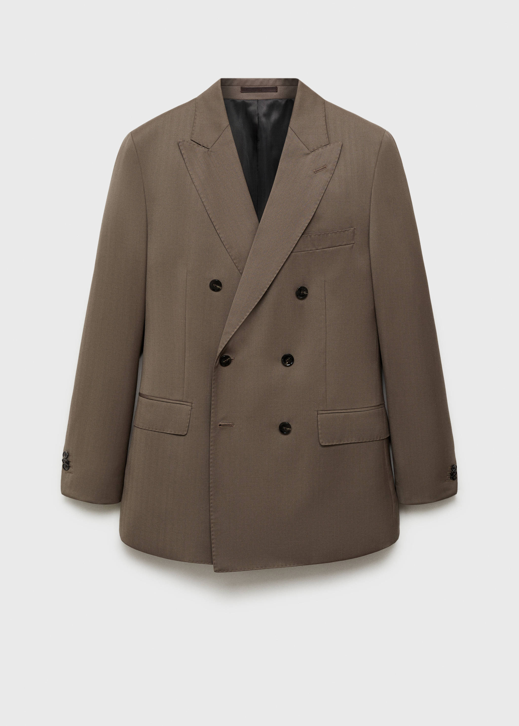 Americana traje cruzada 100% lana espiga - Artículo sin modelo