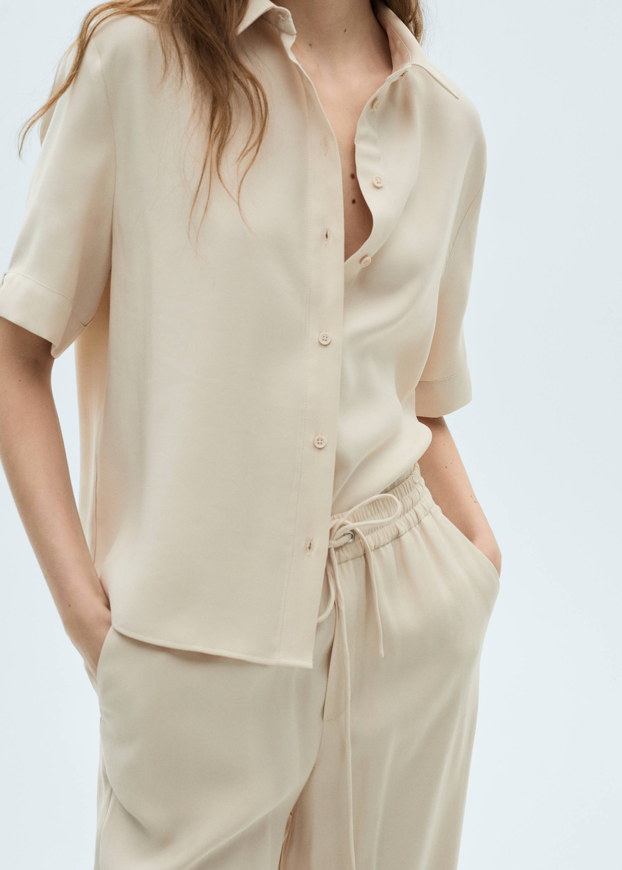 Straight suit trousers - Details of the article 6