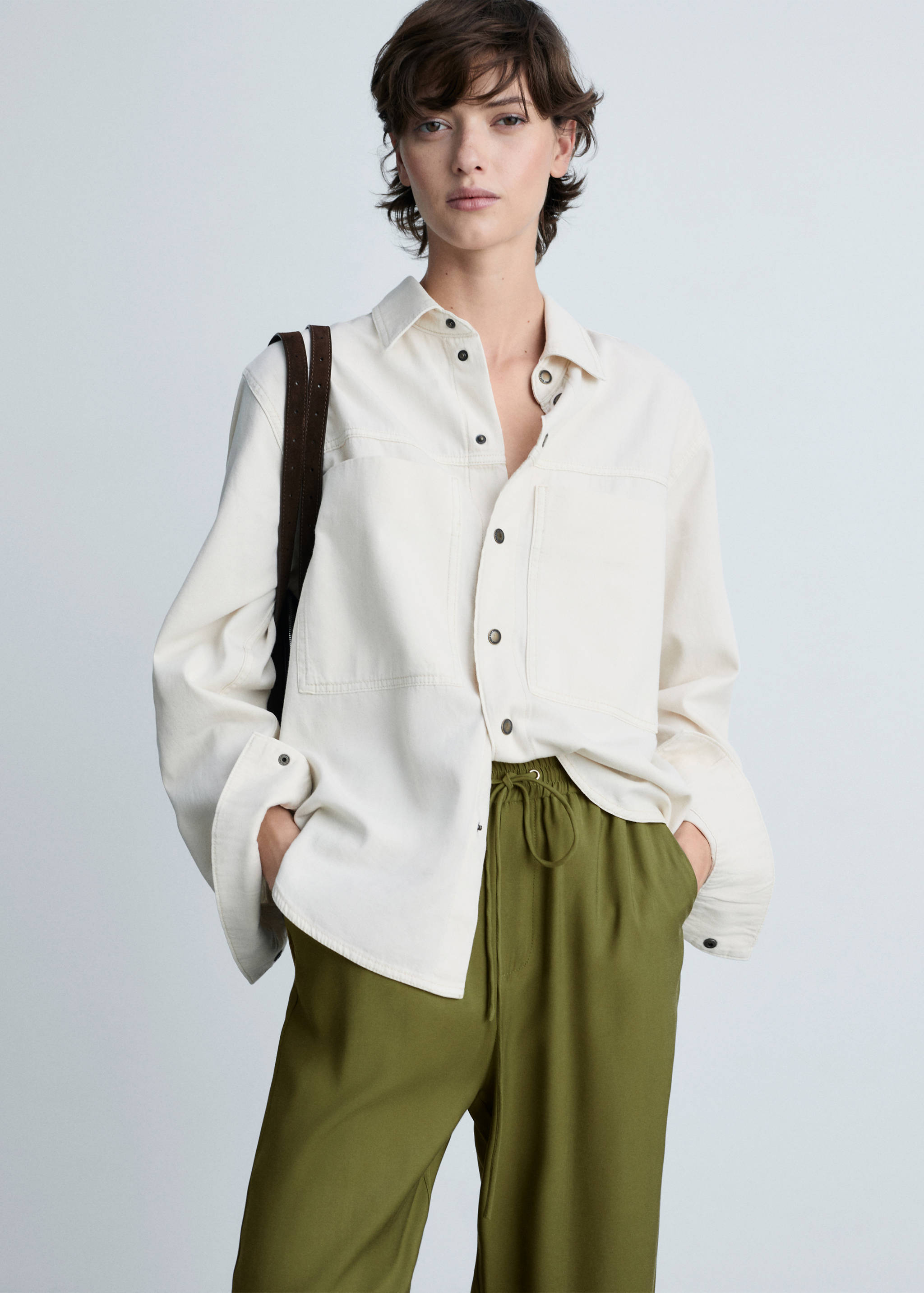 Straight suit trousers - Details of the article 1