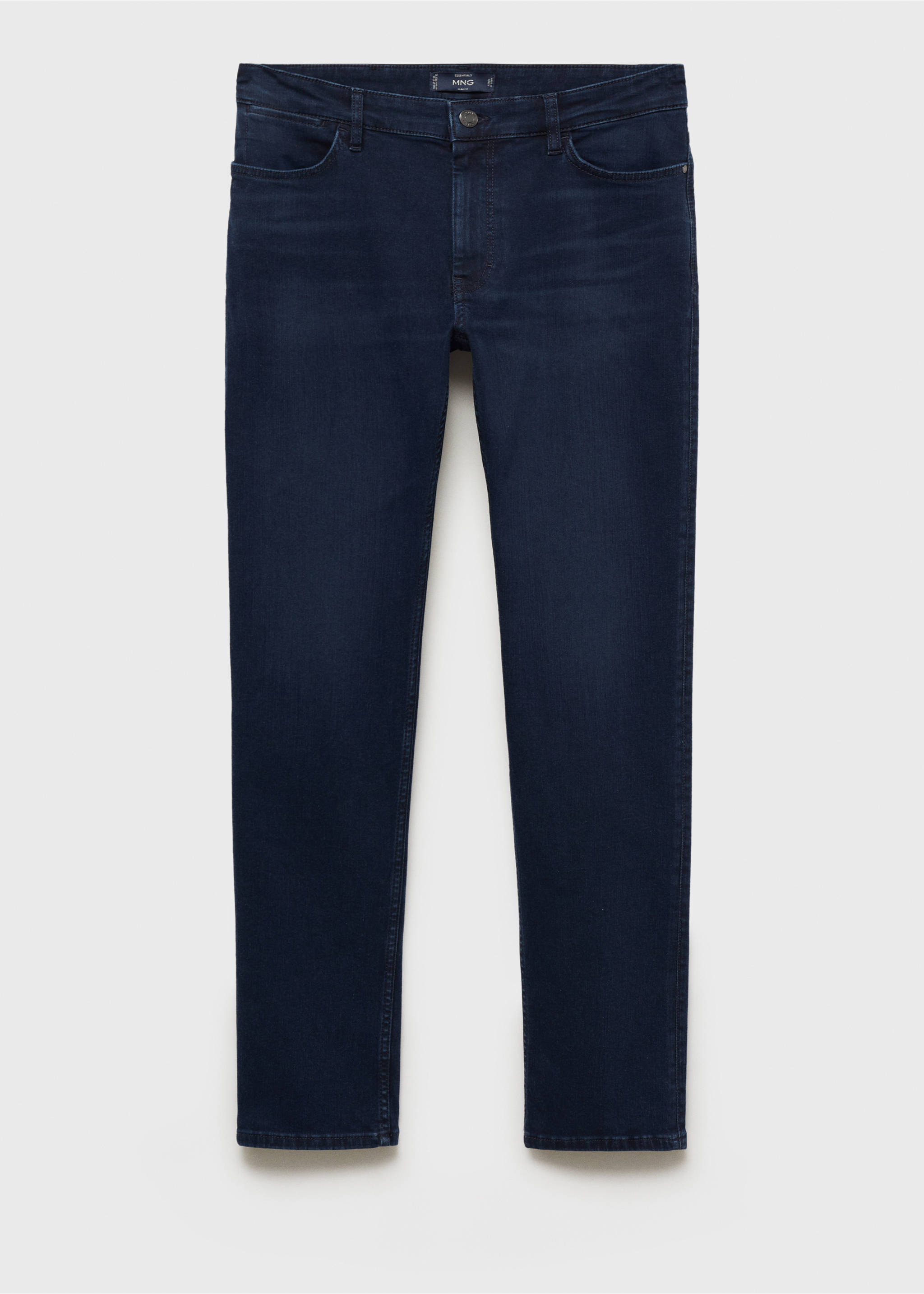 Slim fit Ultra Soft Touch Patrick farmernadrág - Termék modell nélkül, Mély sötétkék. Ref: 87020593-00.