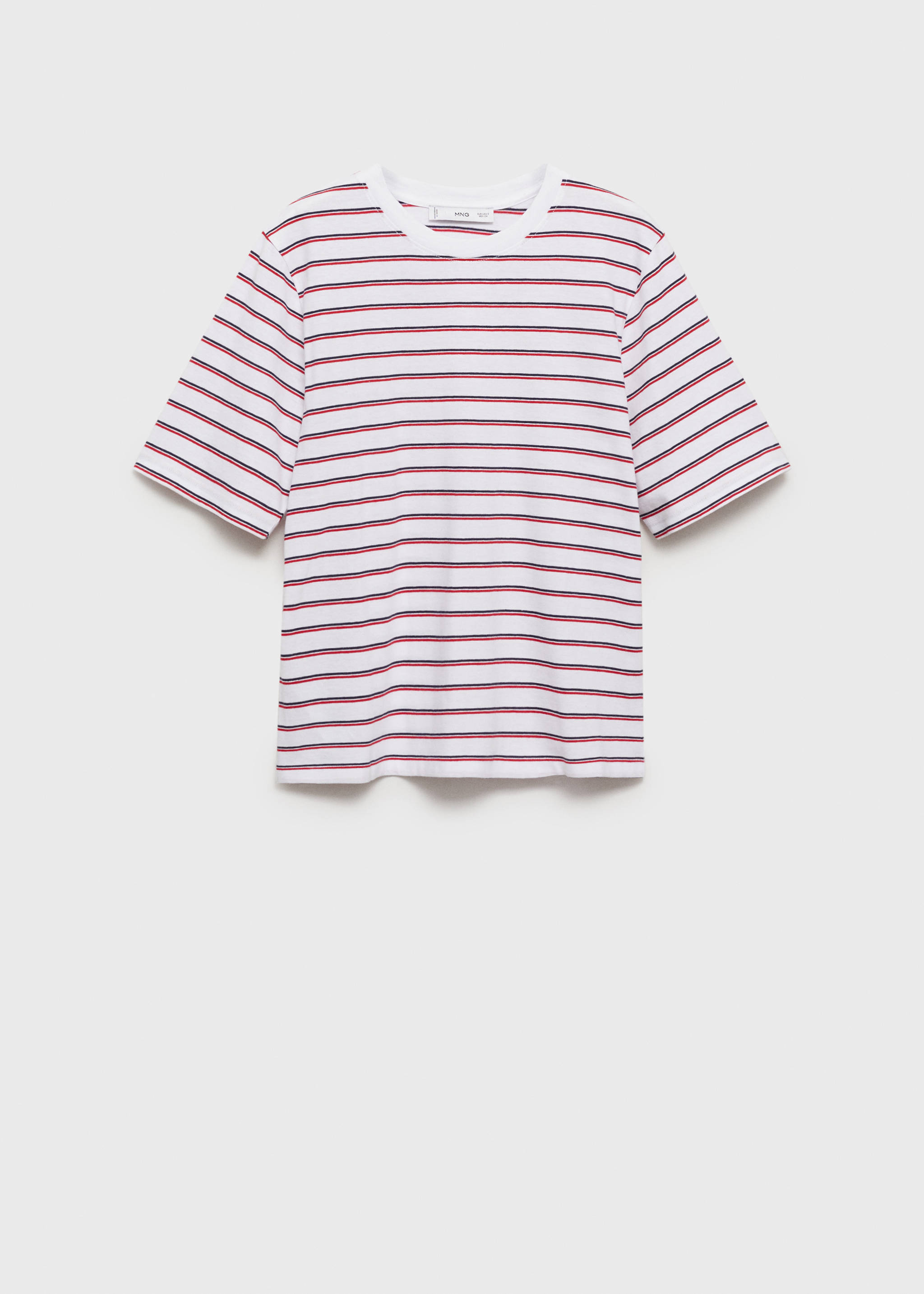 Striped cotton T-shirt - Article without model