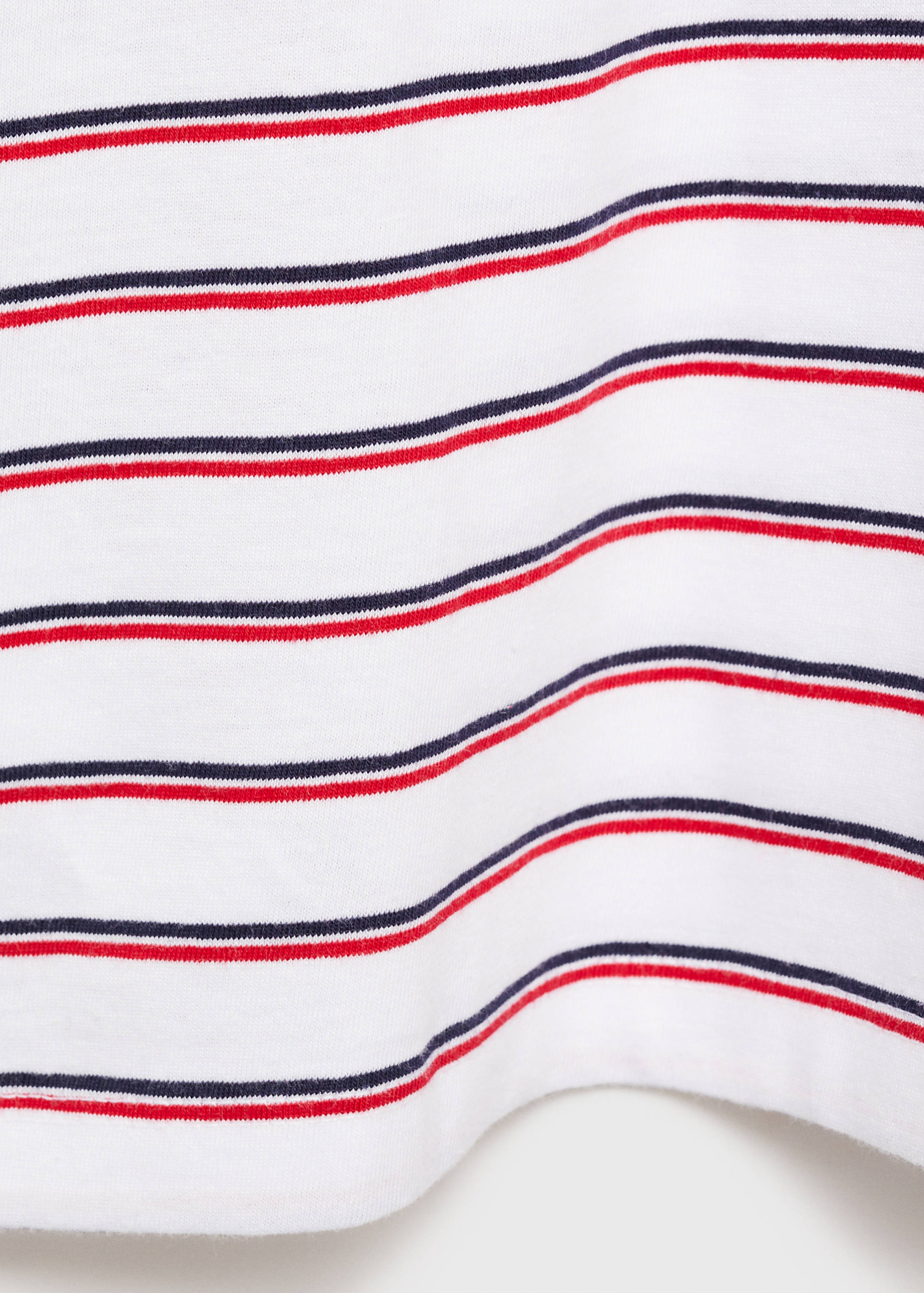 Striped cotton T-shirt - Details of the article 0