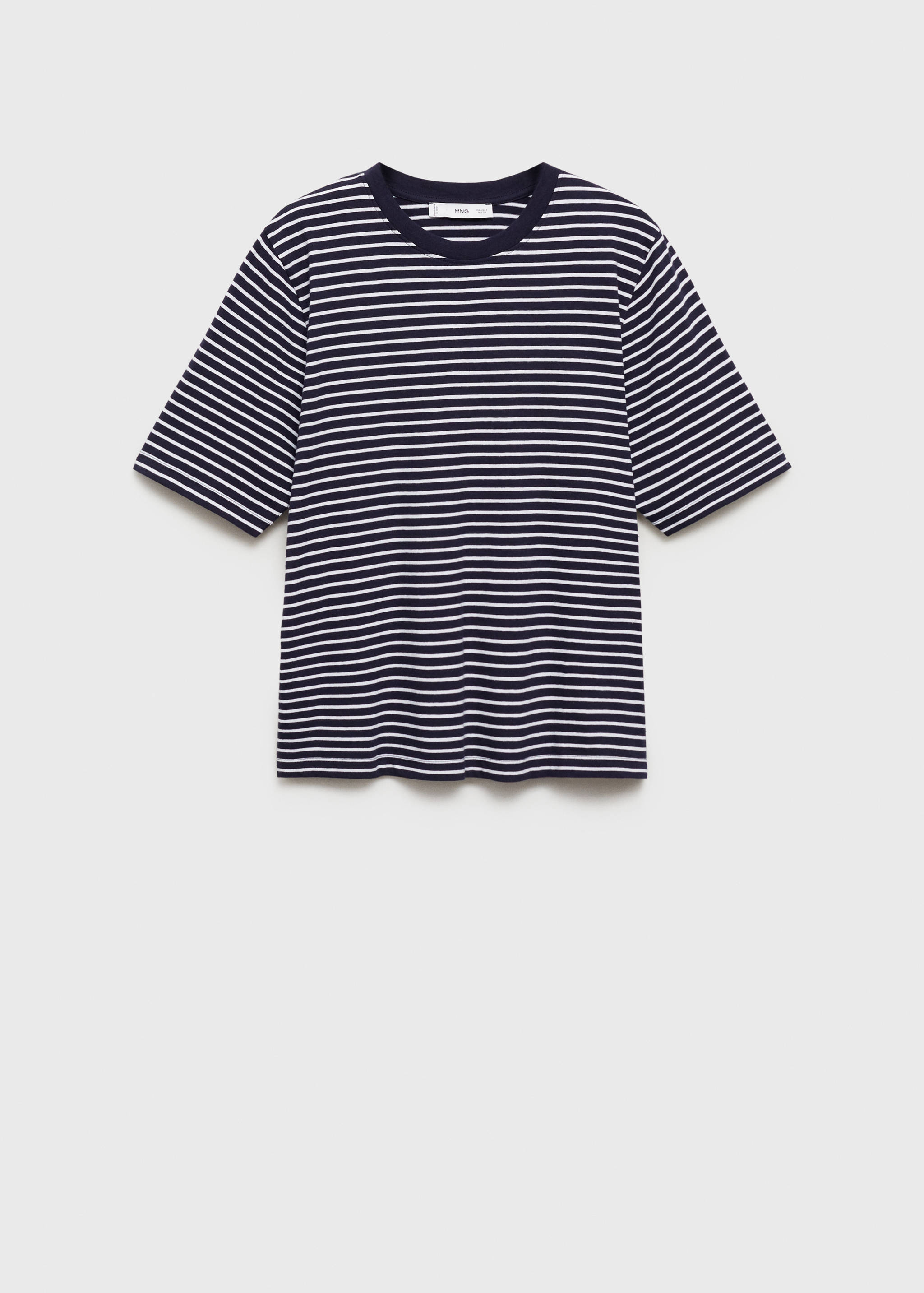Striped cotton T-shirt - Article without model