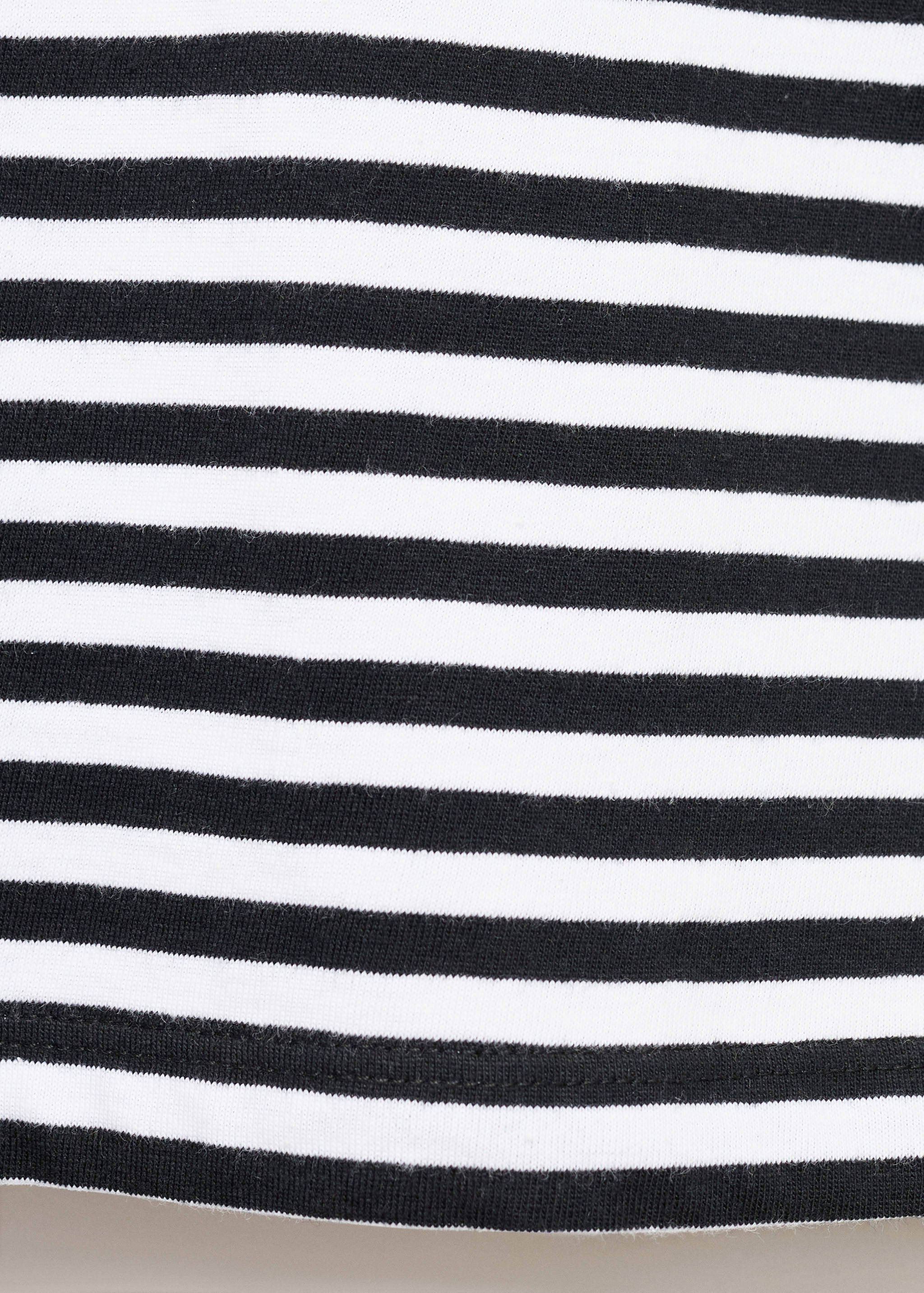 Striped cotton T-shirt - Details of the article 0