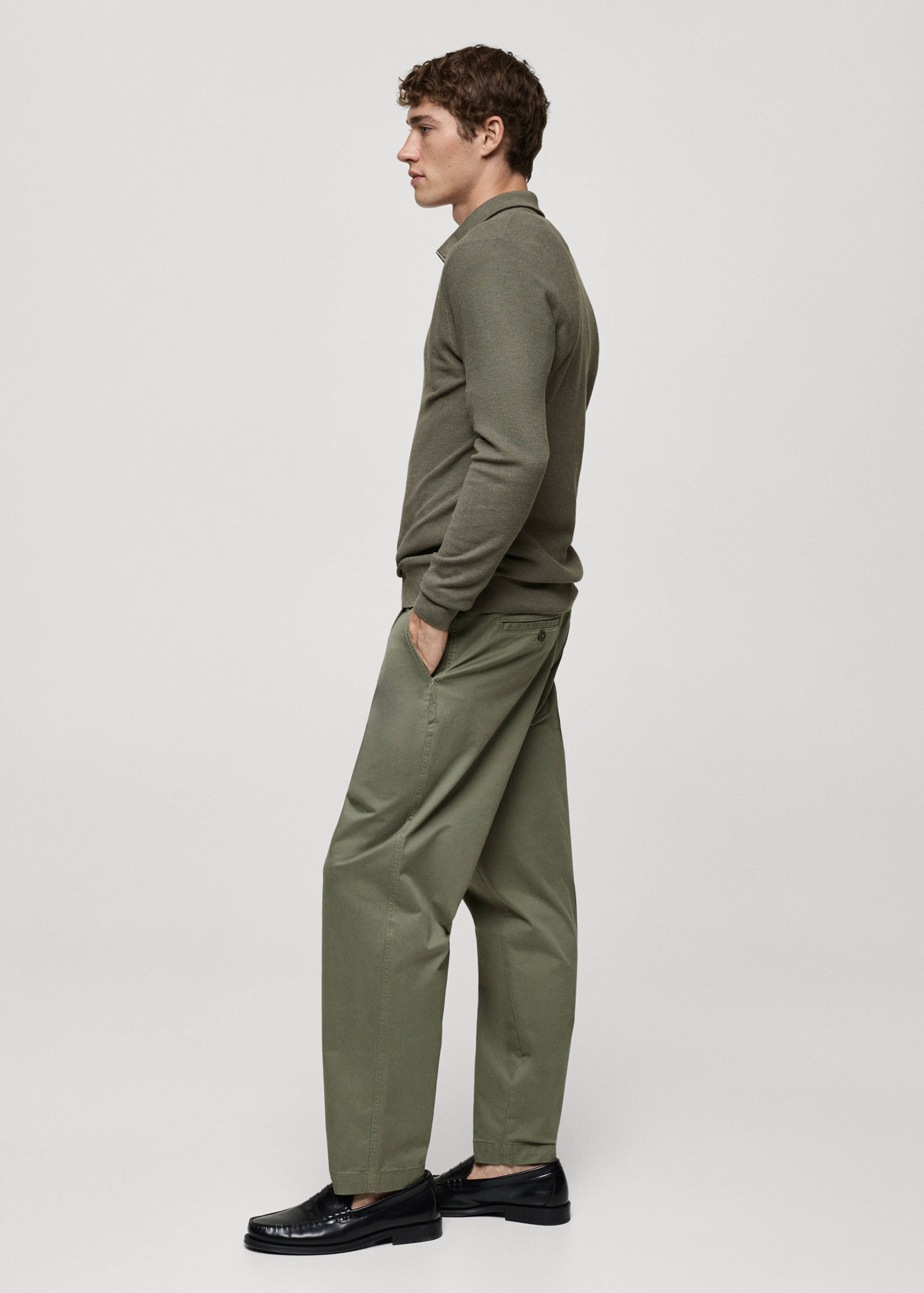 Pull-over microstructure col zippé - Détail de l'article 2