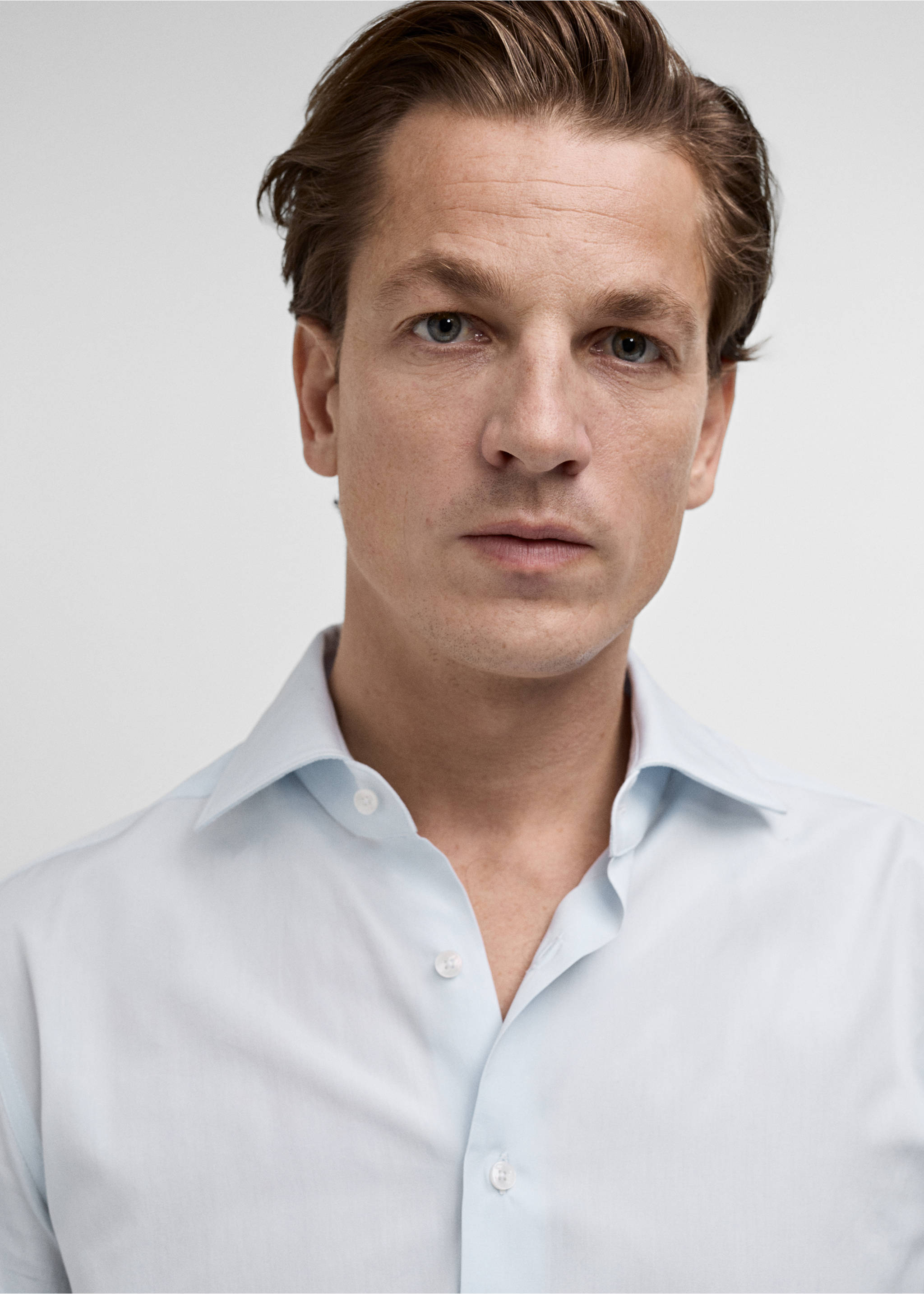 Shirt italia - Details of the article 1, Sky Blue. Ref: 87020616-00.