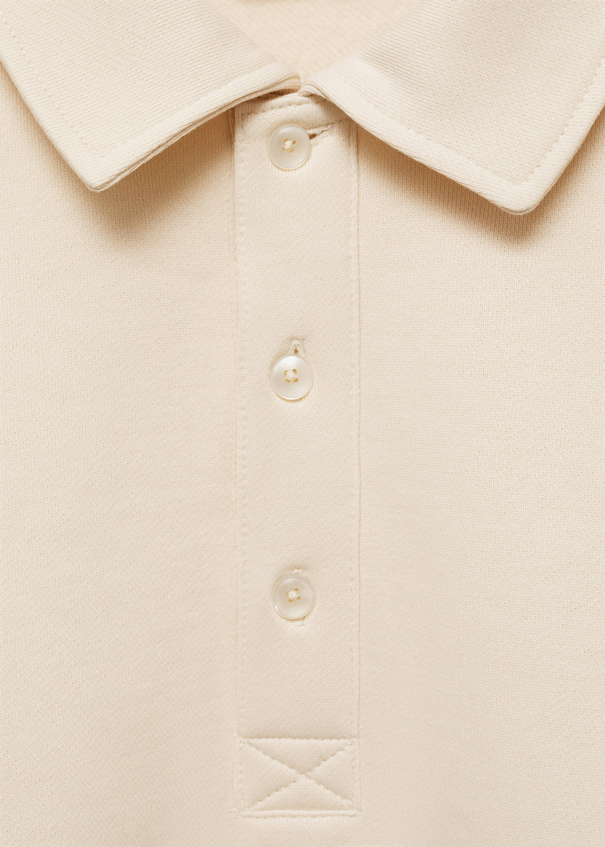 Brushed regular-fit polo sweatshirt - Details of the article 8