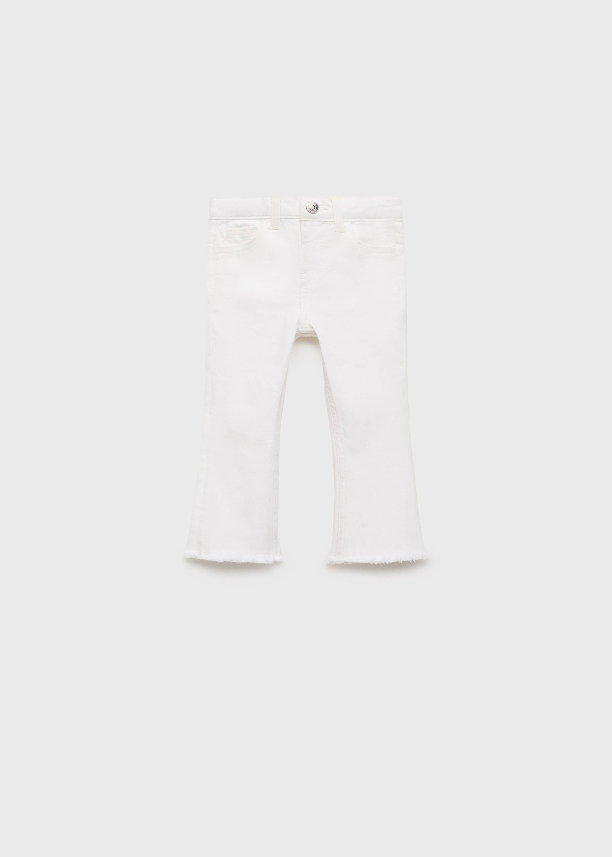 Flared-Jeans mit ausgefranstem Saum - Artikel ohne Model