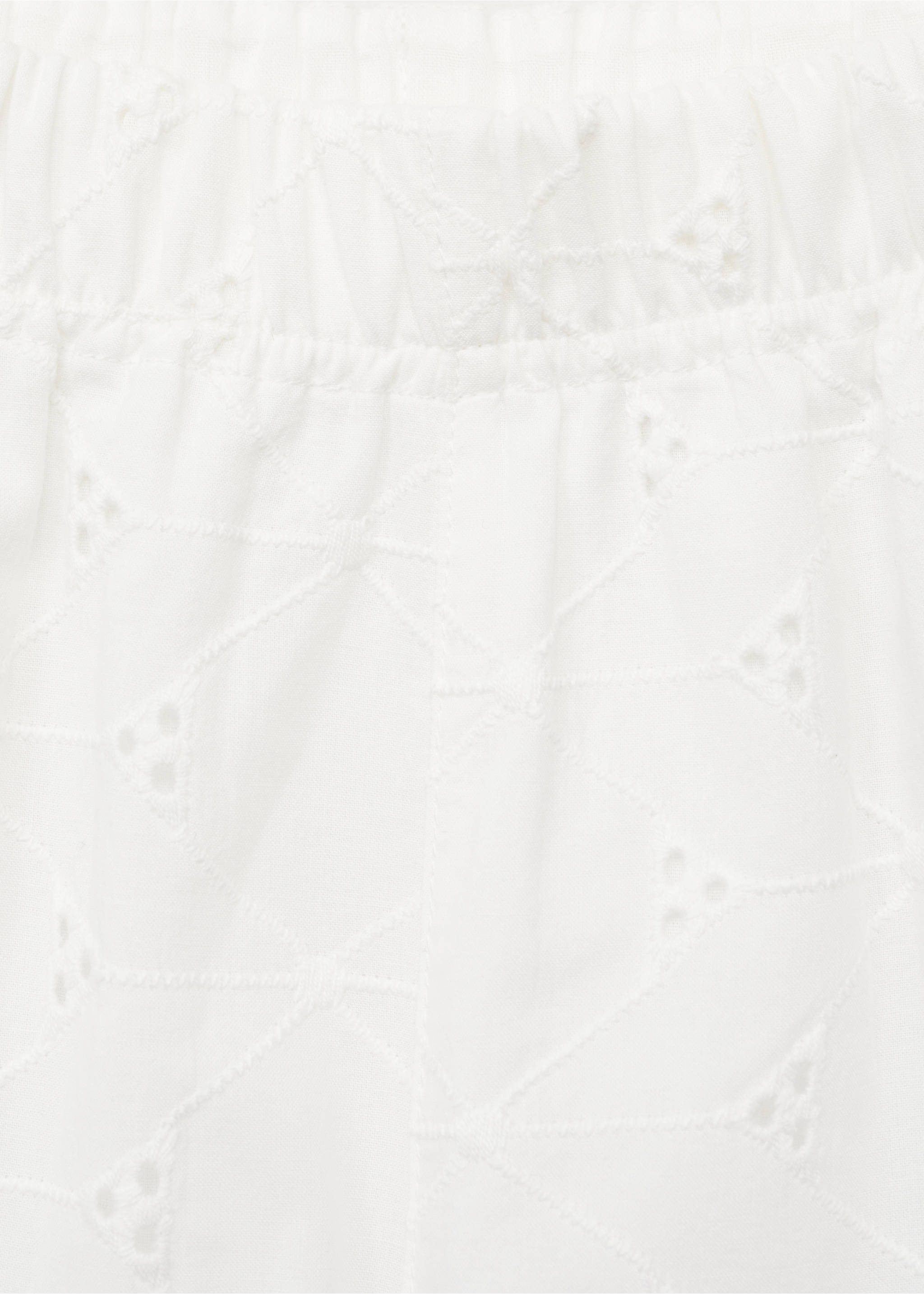 Shorts cintura elástica - Detalle del artículo 8, Blanco. Ref: 87020621-00.