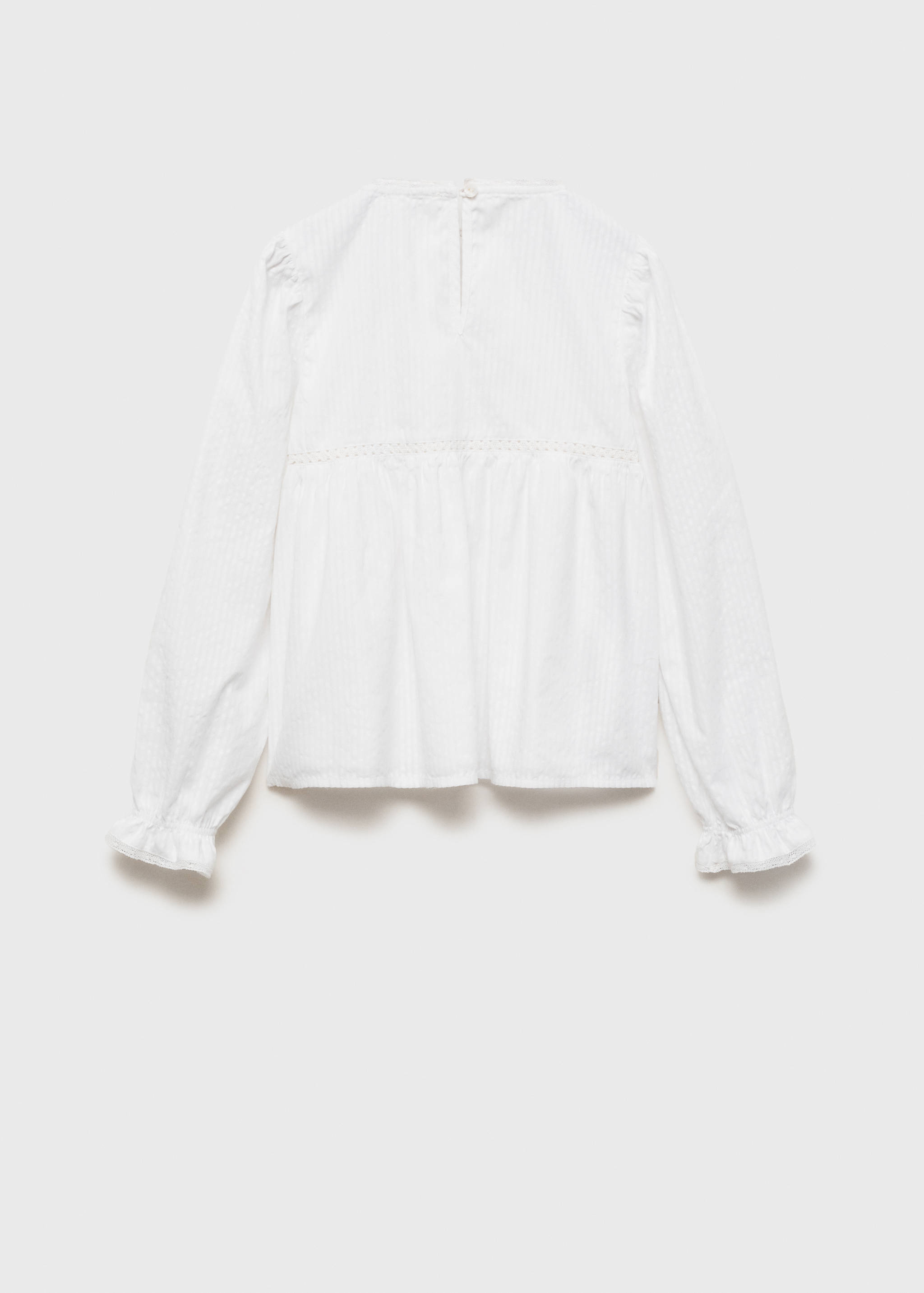 Halenka s vyšívanými detaily - Zadní strana zboží