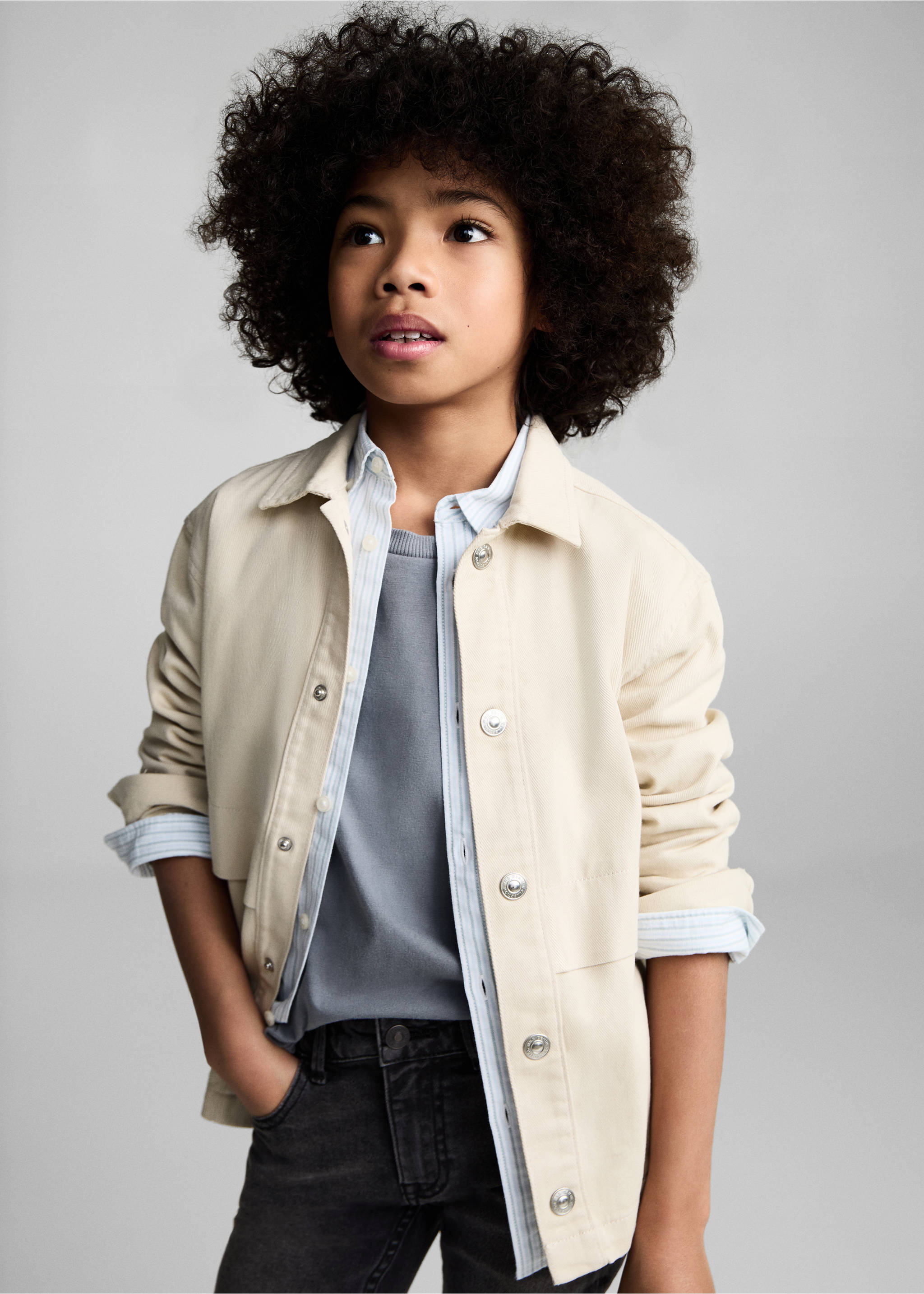 Skinny Jeans - Mittlere Ansicht, Denim Grau. Ref: 87020627-00.