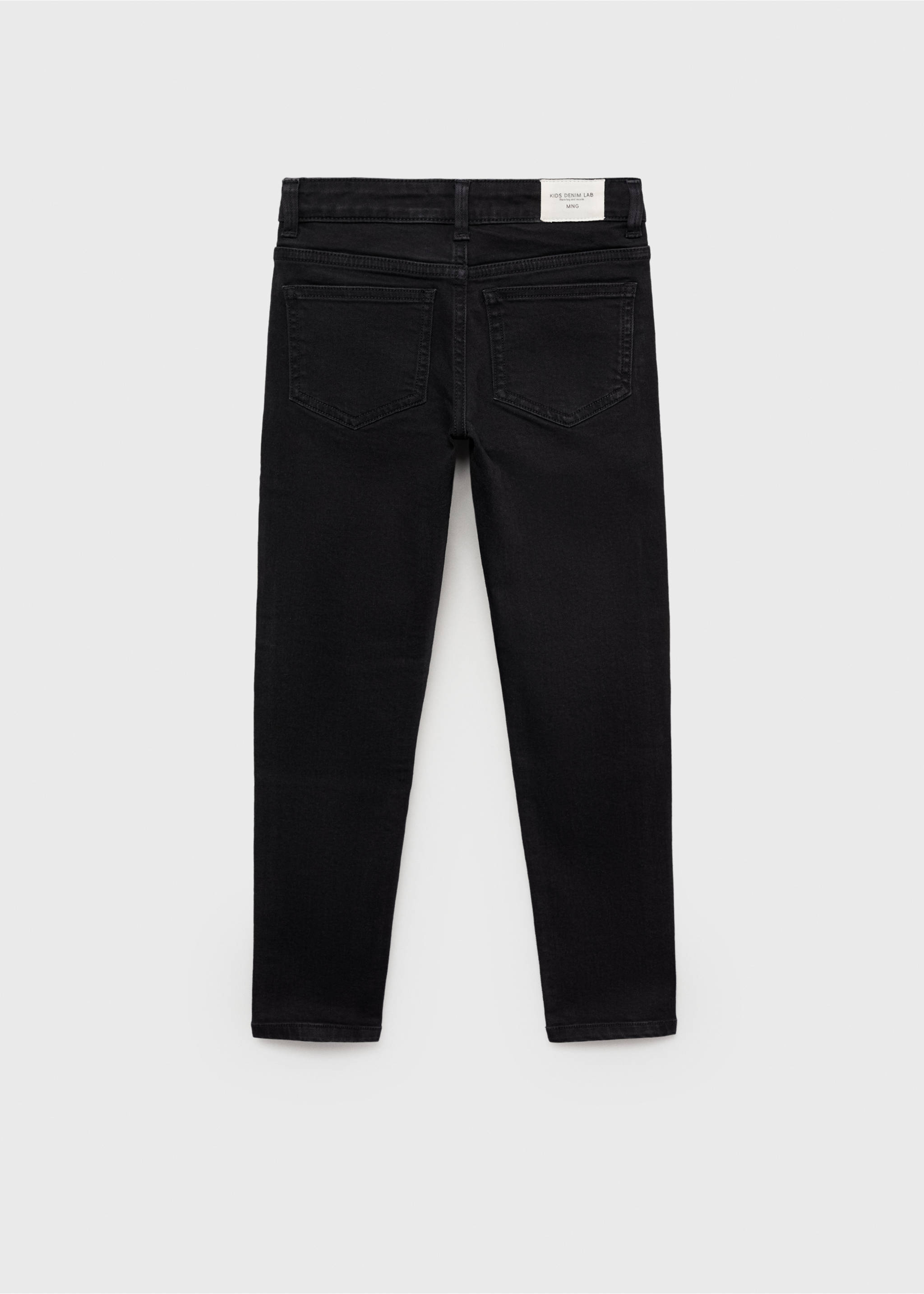 Skinny jeans - Reverse of the article, Black denim. Ref: 87020627-00.