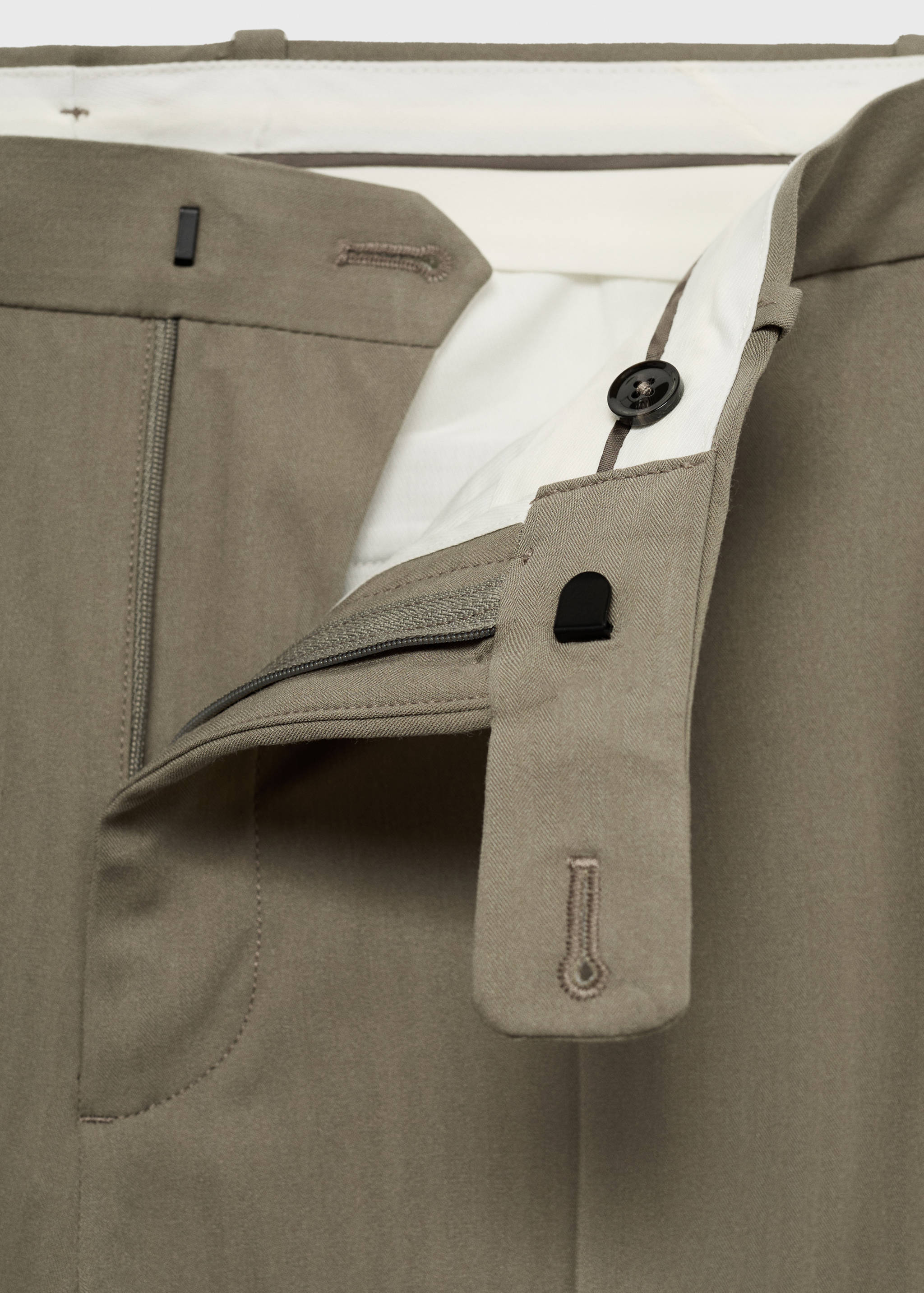 Monaco slim-fit suit trousers - Details of the article 0