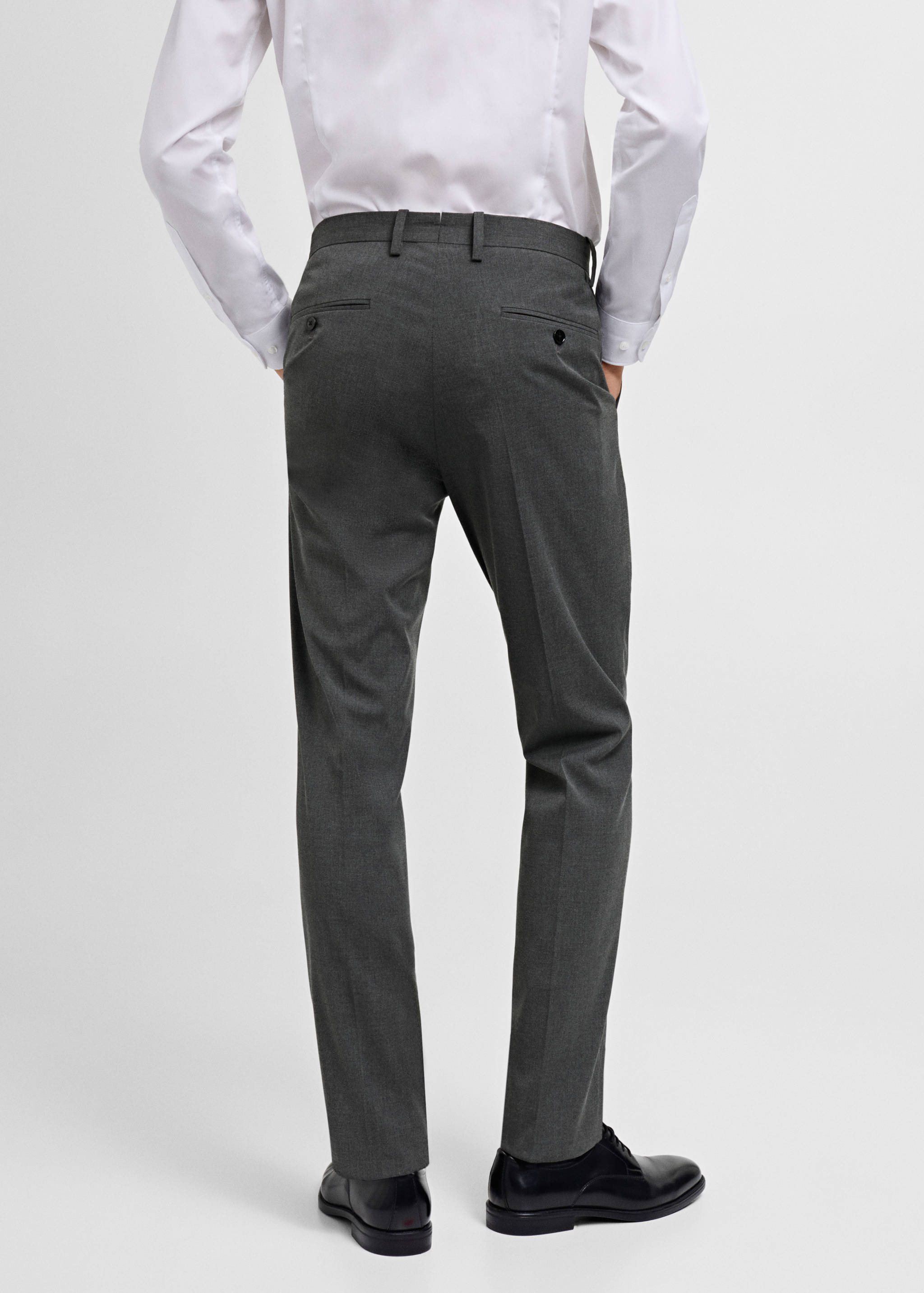Monaco slim-fit suit trousers - Reverse of the article