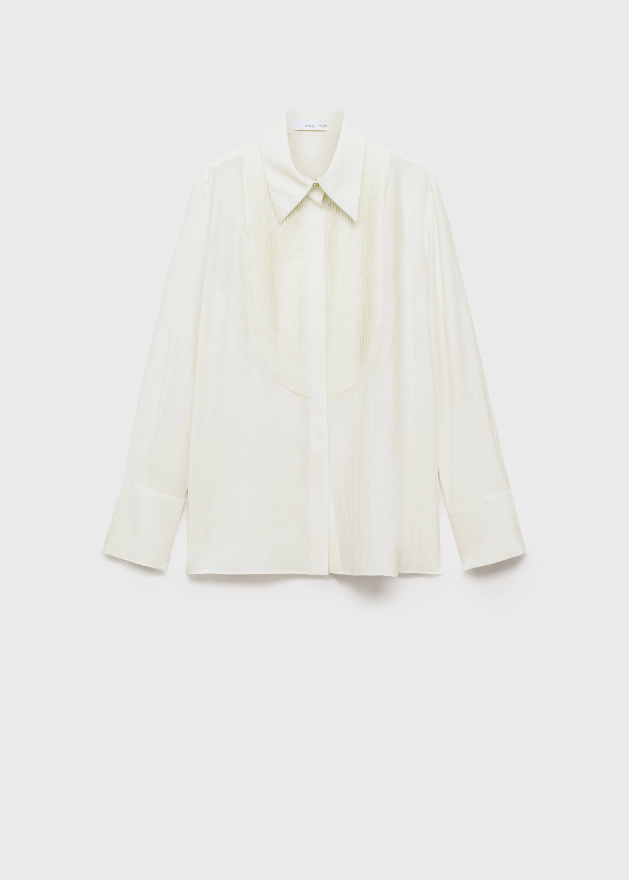 Fluid shirt with contrasting panel - Article without model