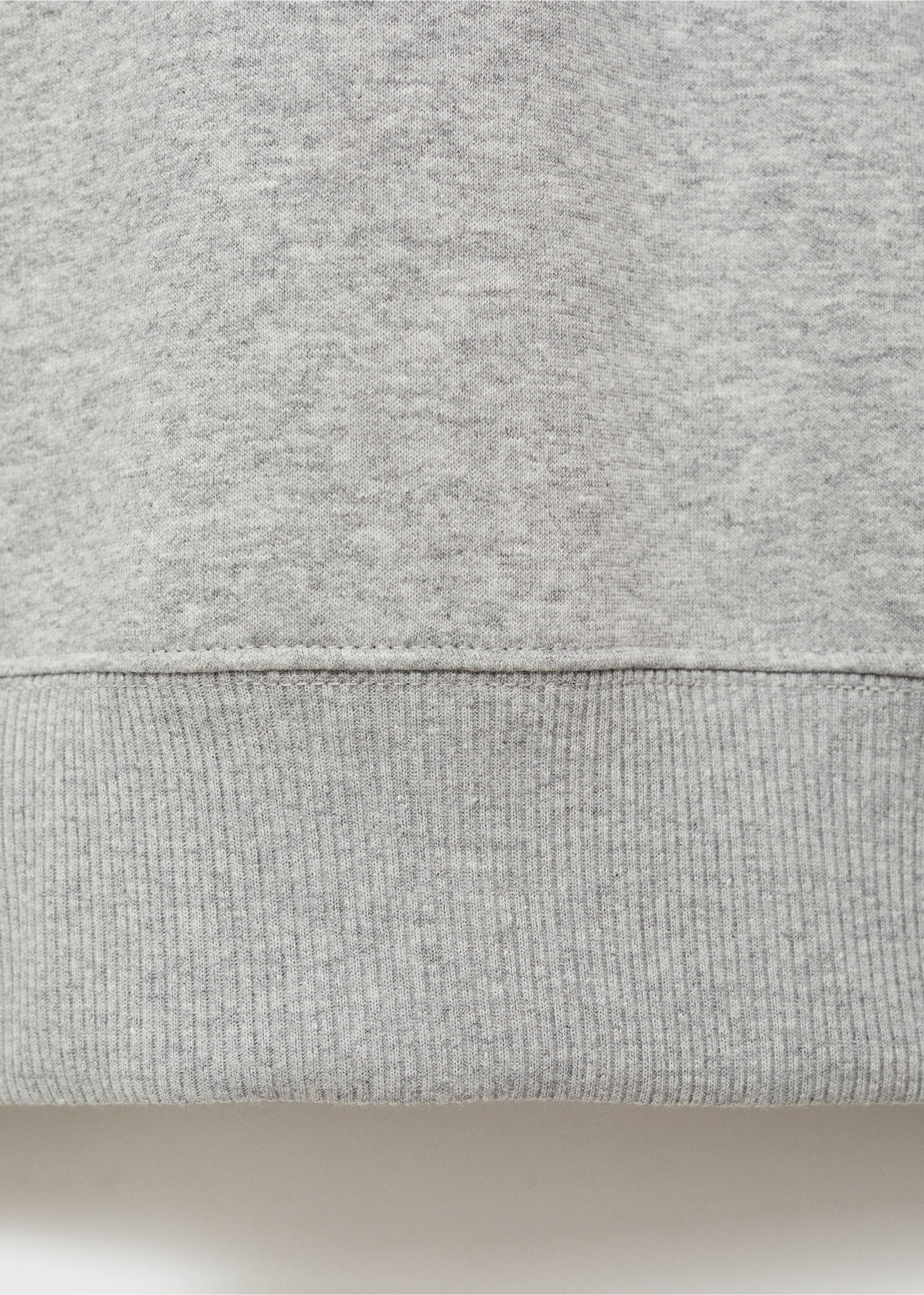 Graphic hooded sweatshirt - Details of the article 0, Light Heather Grey. Ref: 87020639-00.
