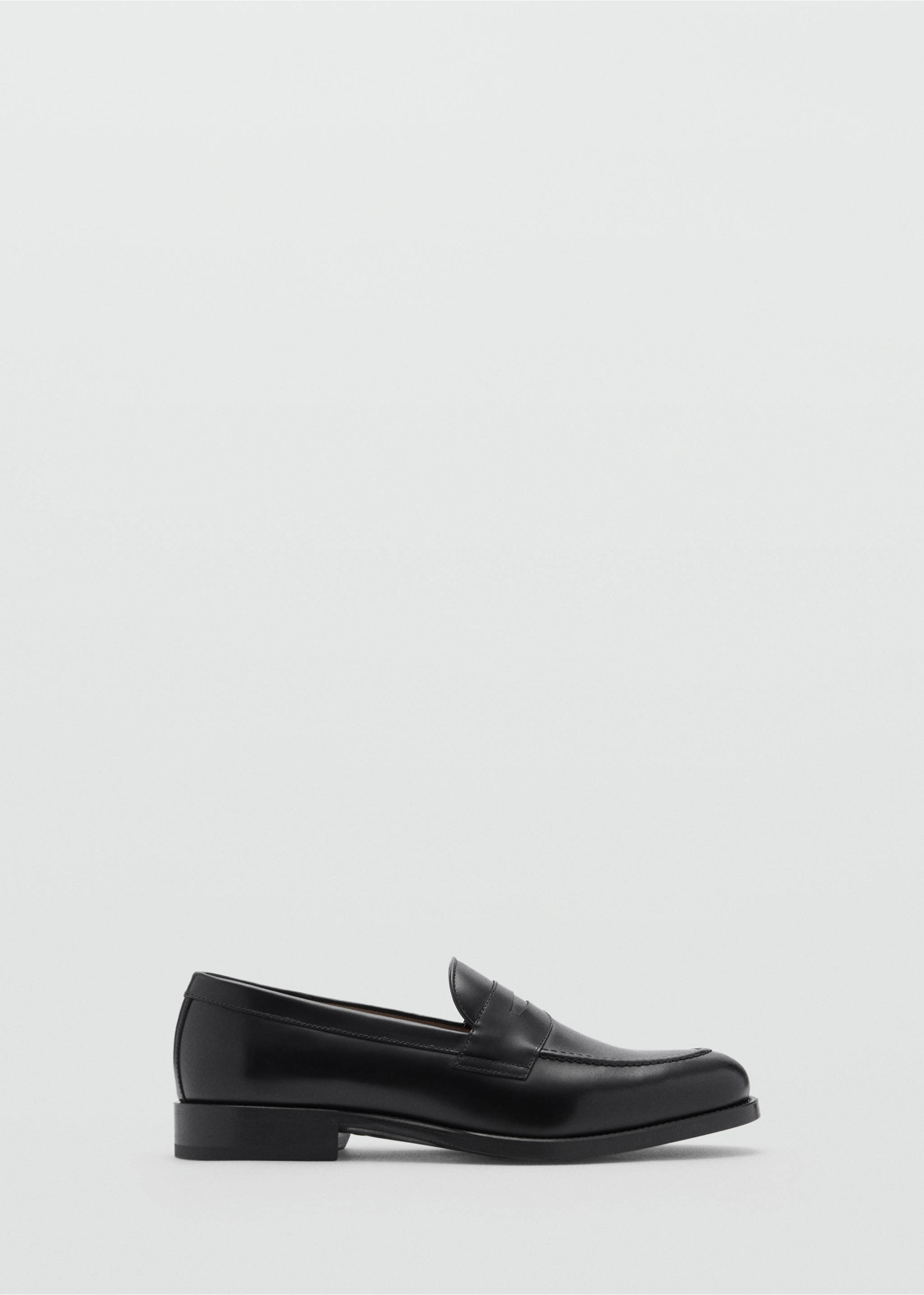 Leather penny loafers - Article without model, Black. Ref: 87020643-00.