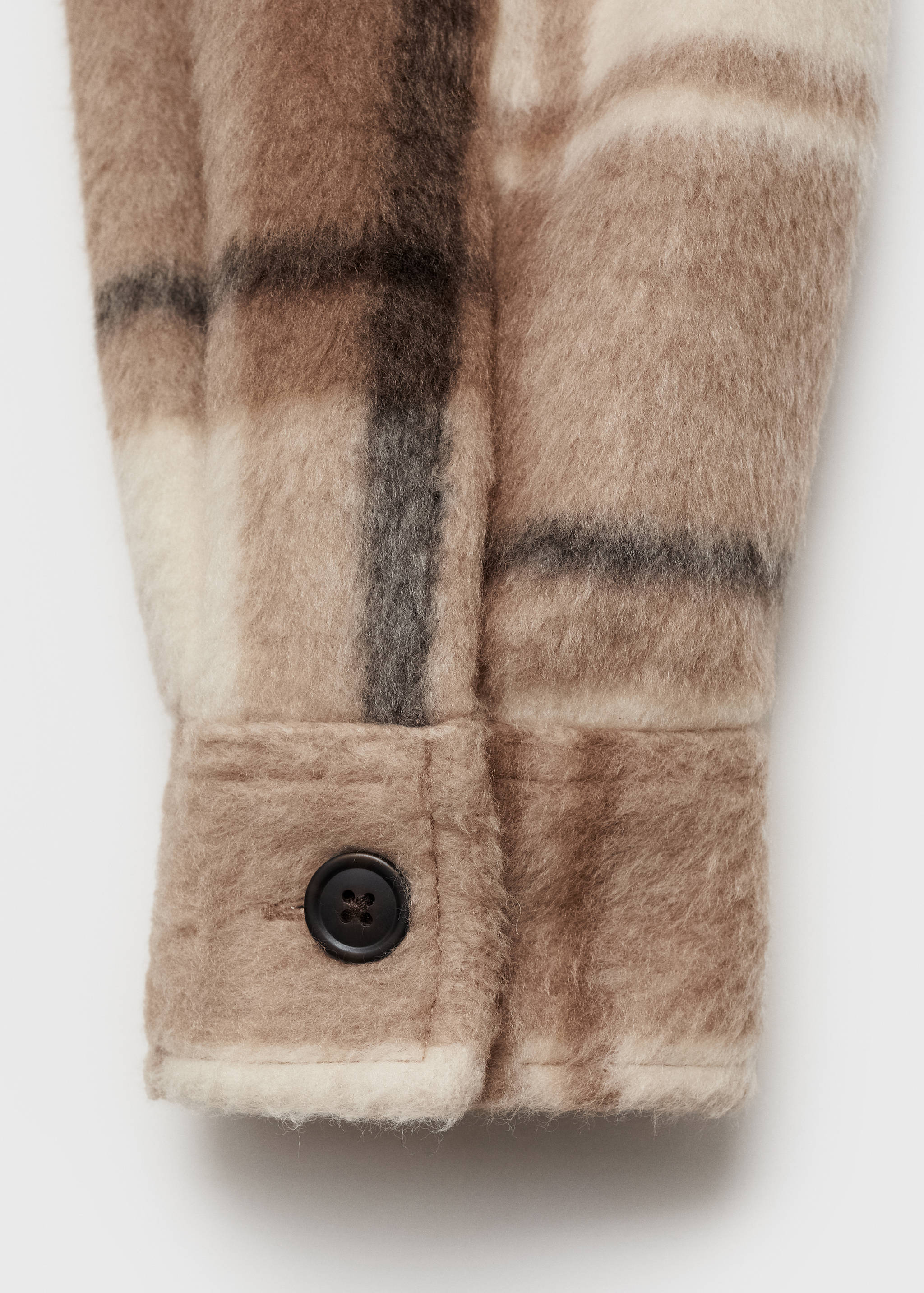 Surchemise carreaux texturée flanelle - Détail de l'article 0