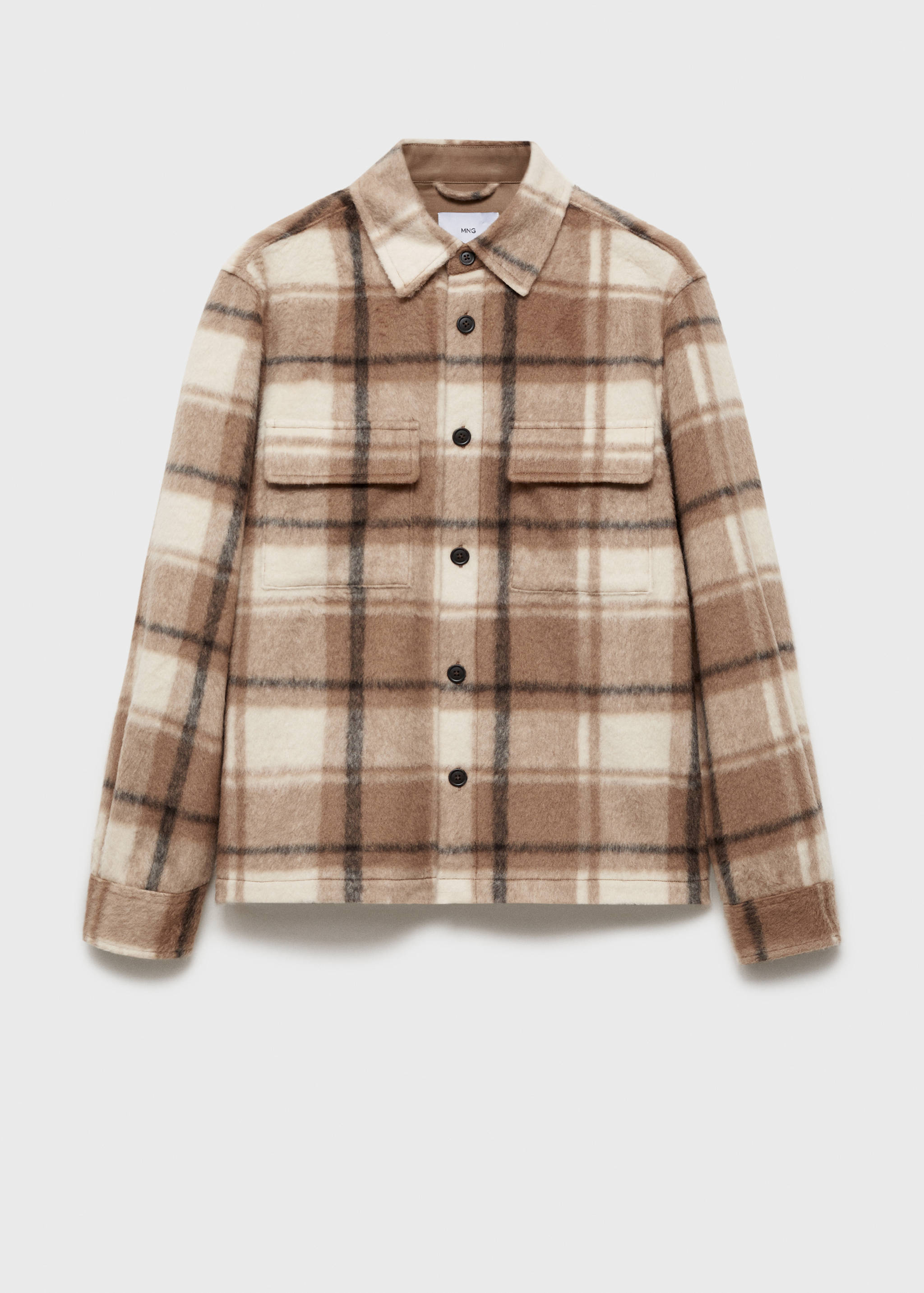 Sobrecamisa quadres textura franel·la - Article sense model