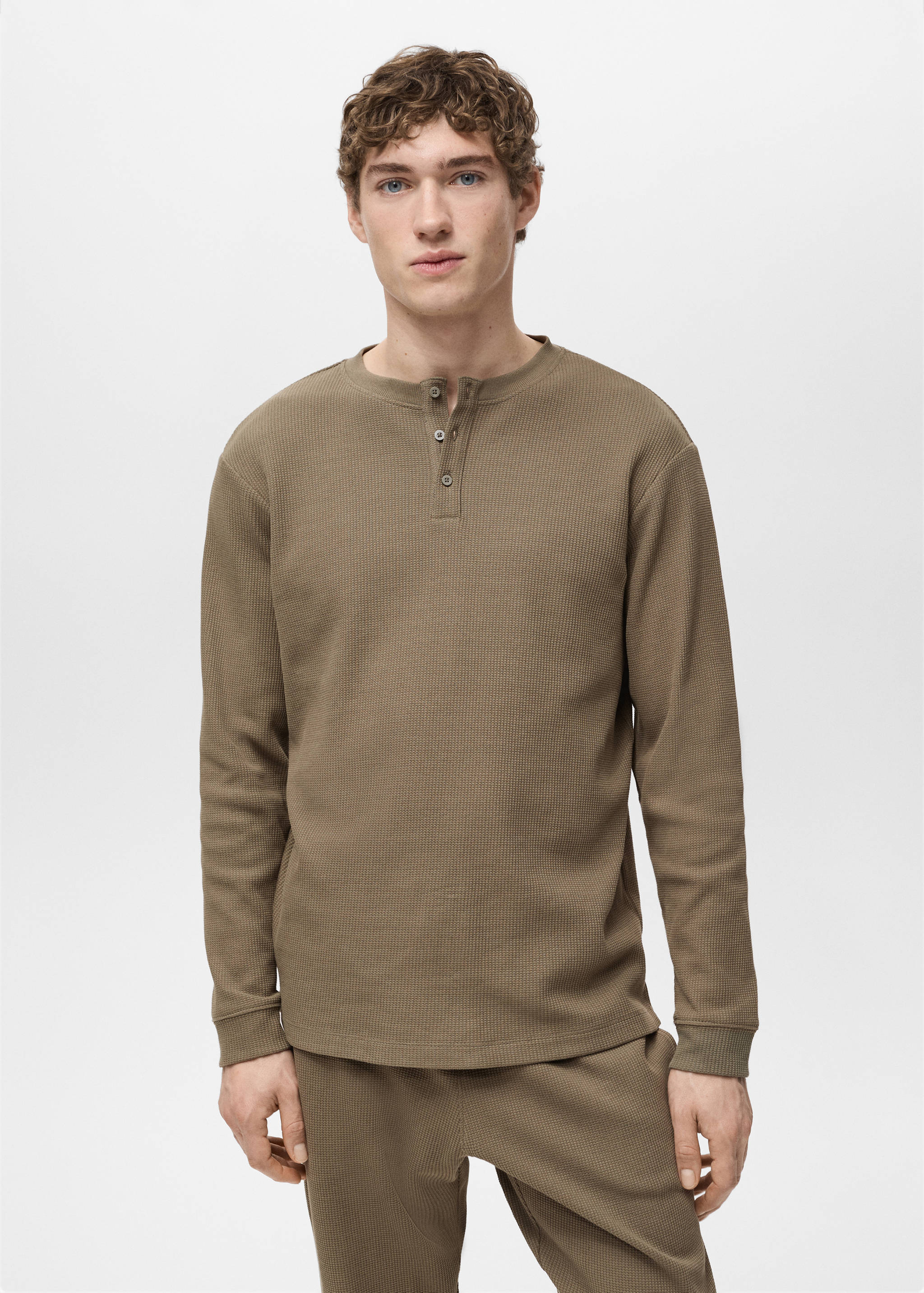 Cotton structured pajama pack - Medium plane