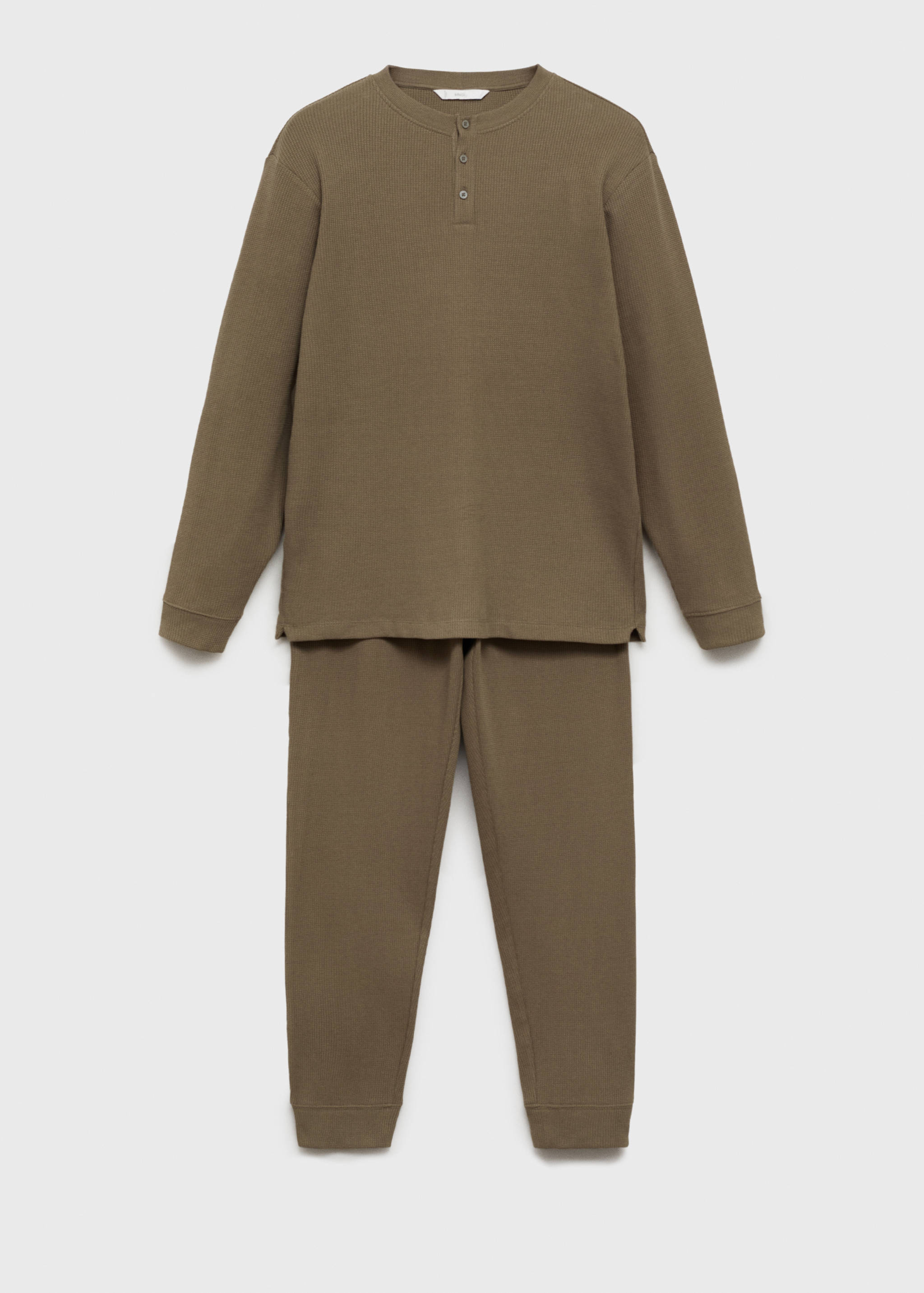 Cotton structured pajama pack - Article without model