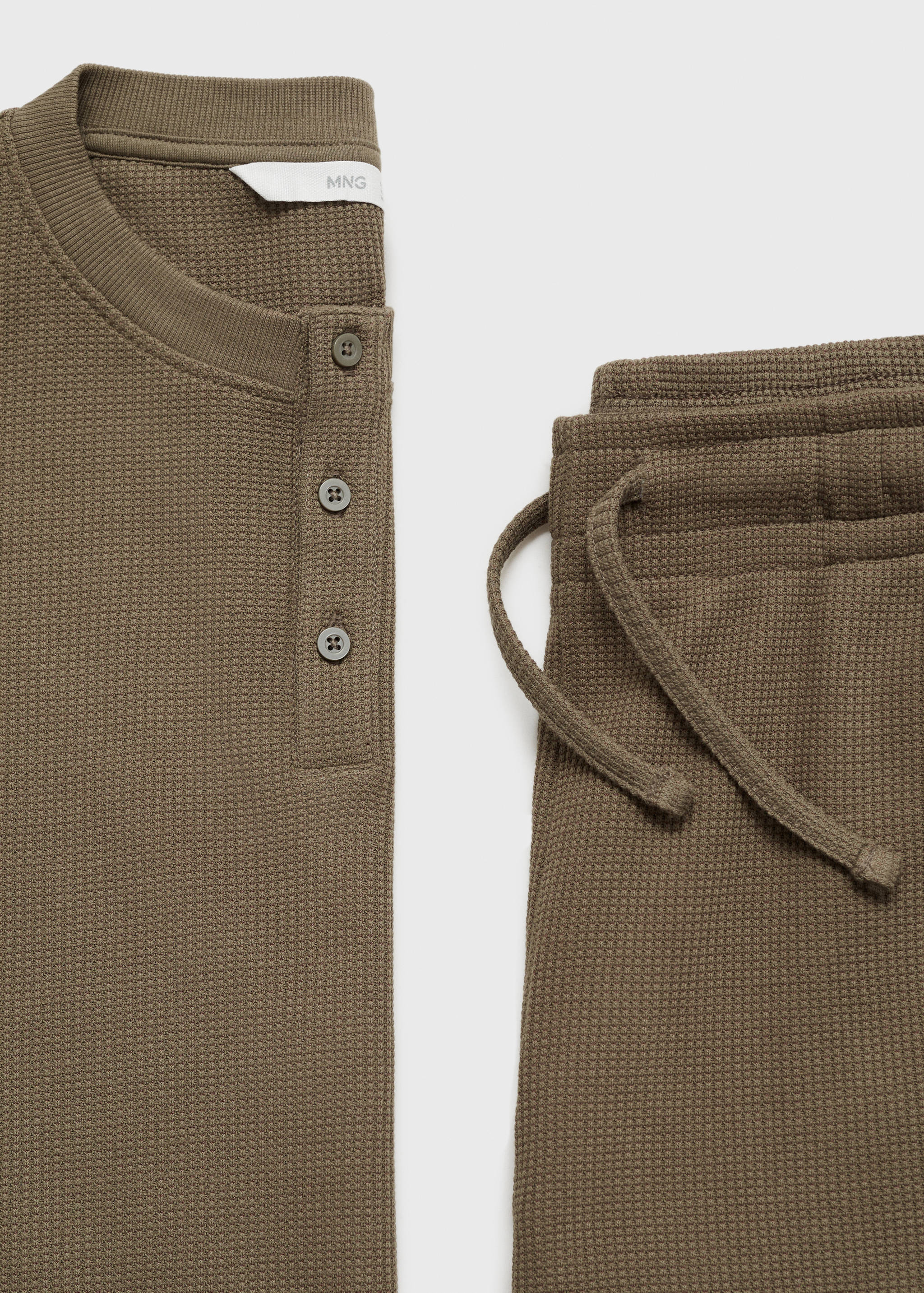 Cotton structured pajama pack - Details of the article 8