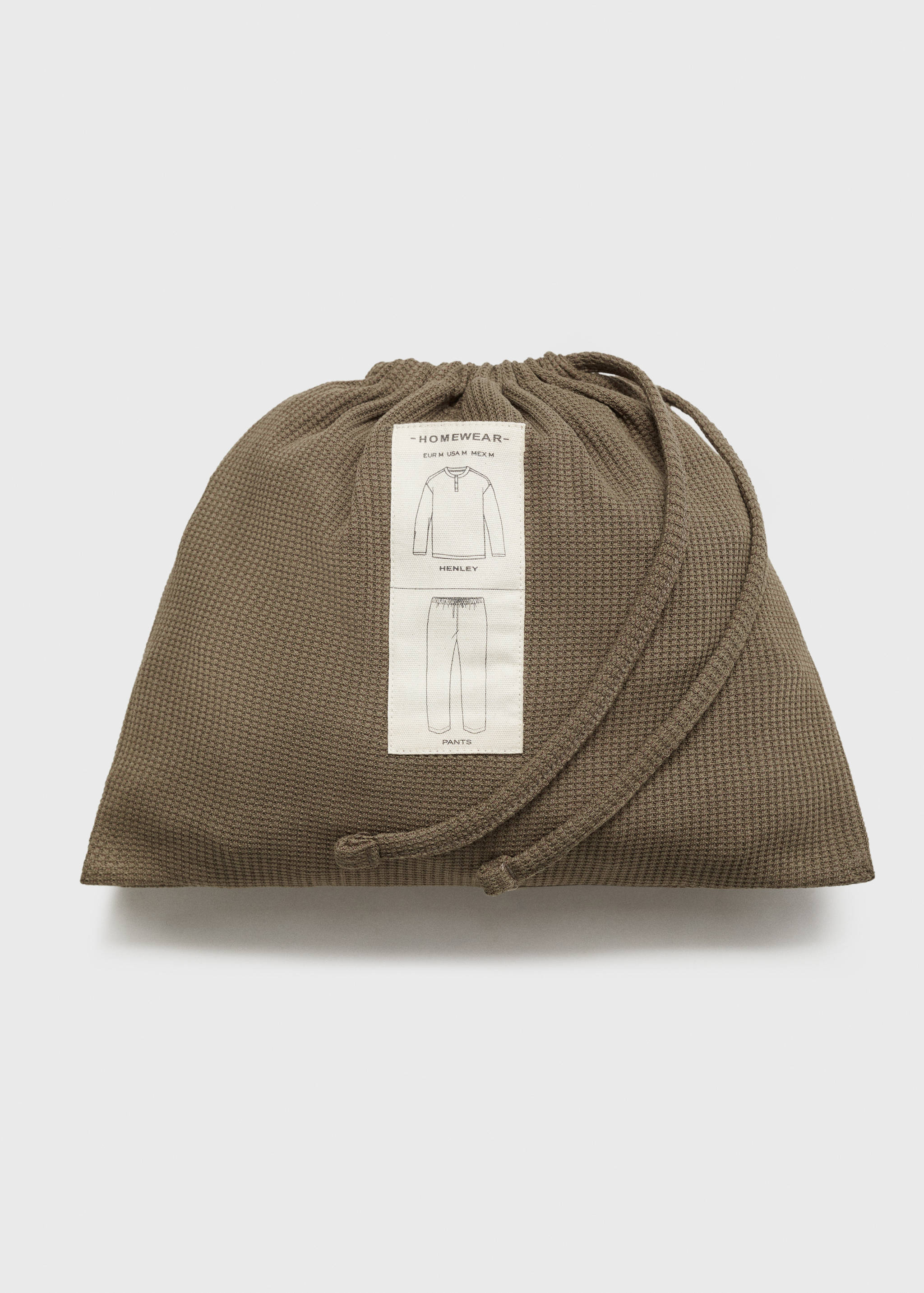 Cotton structured pajama pack - Details of the article 0