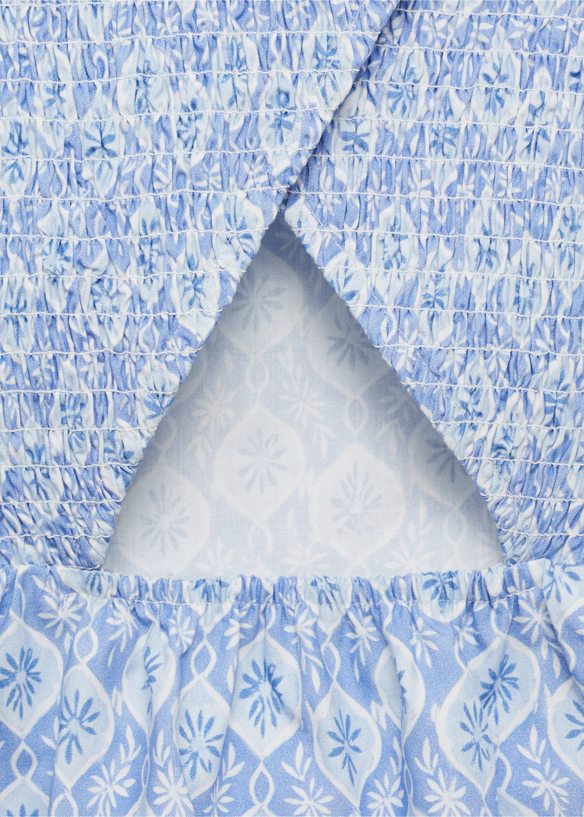 Robe imprimée volantée - Détail de l'article 0, Bleu. Ref: 87020646-00.