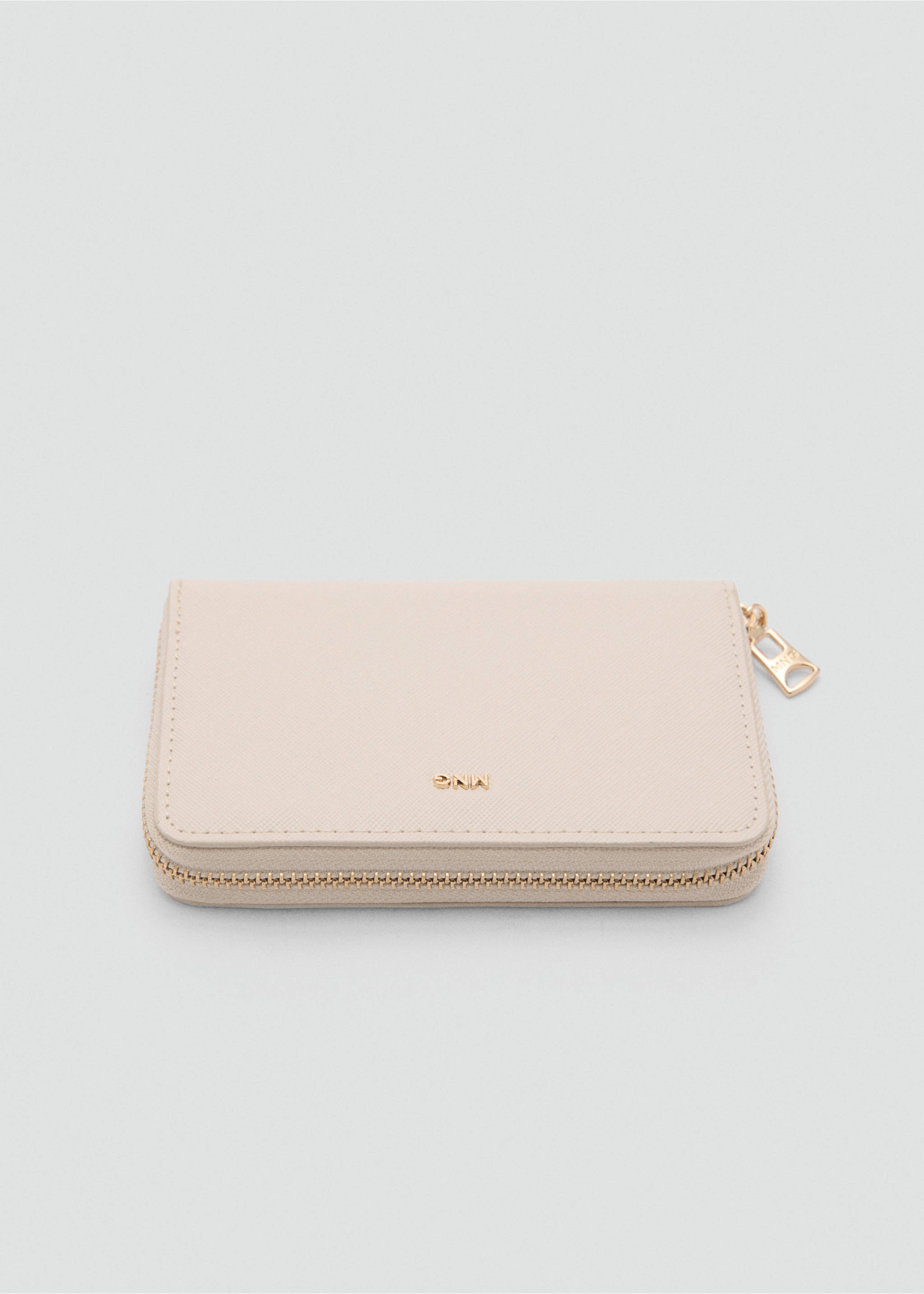 Billetera efecto piel - Plano medio, Blanco roto. Ref: 87020648-00.