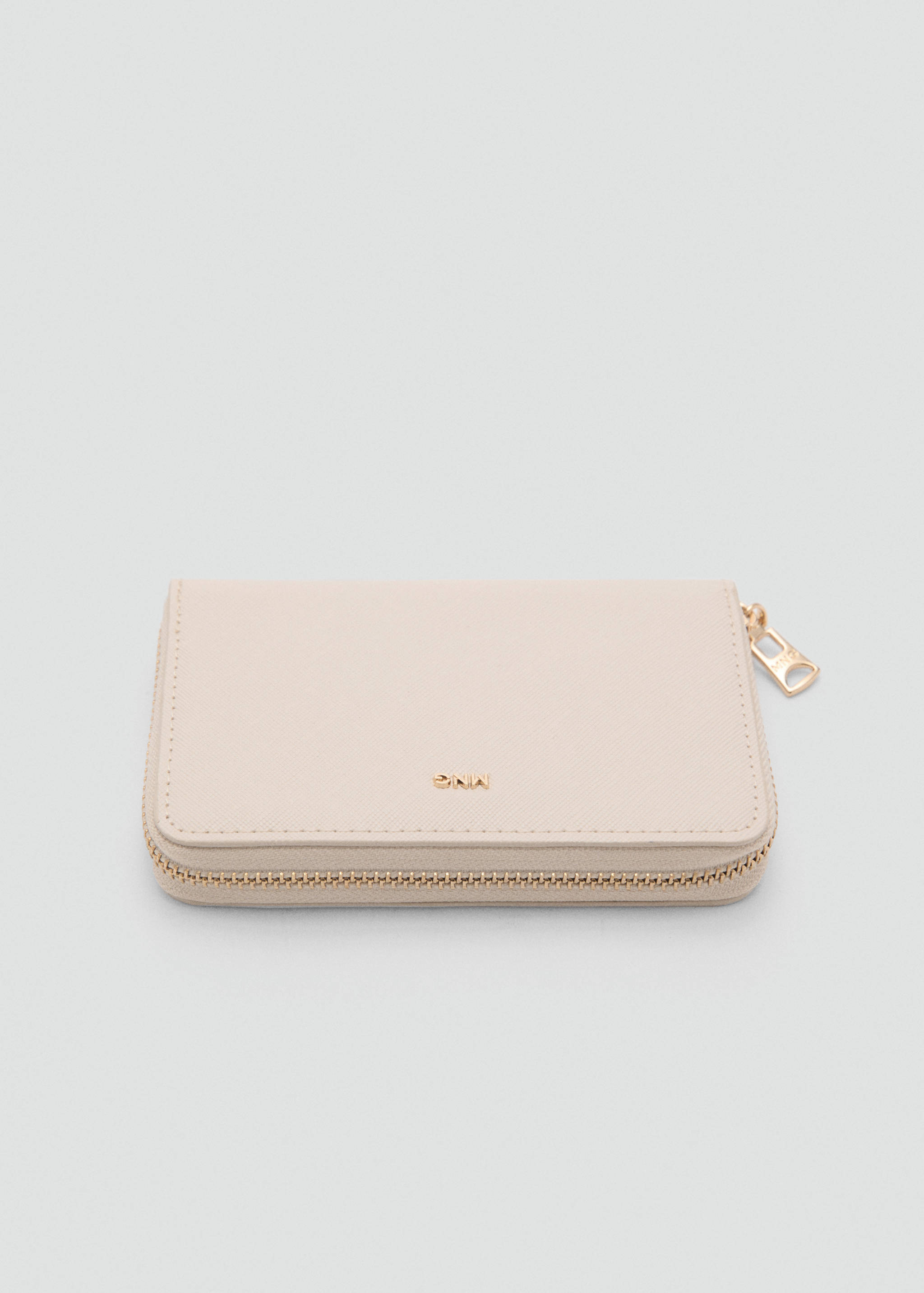 Faux-leather wallet - Medium plane