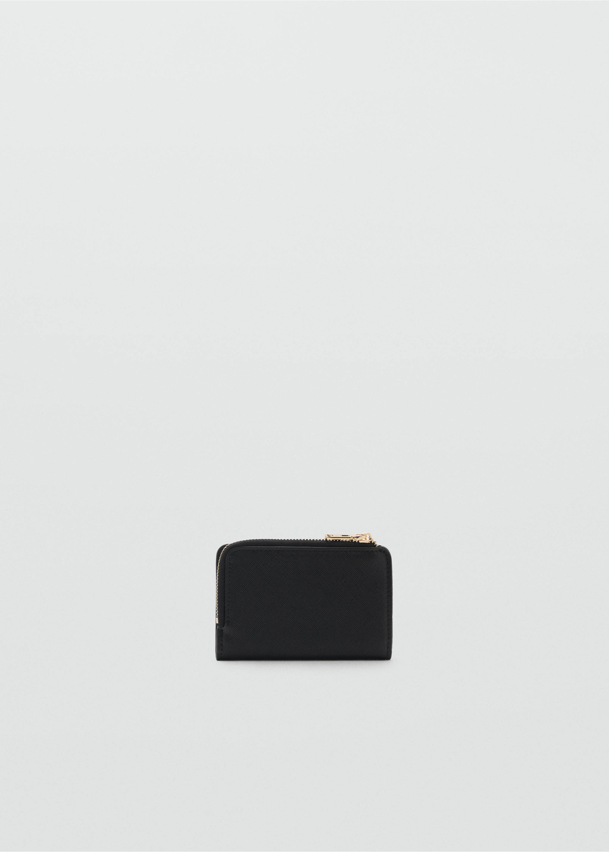 Faux-leather wallet - Medium plane, Black. Ref: 87020649-00.