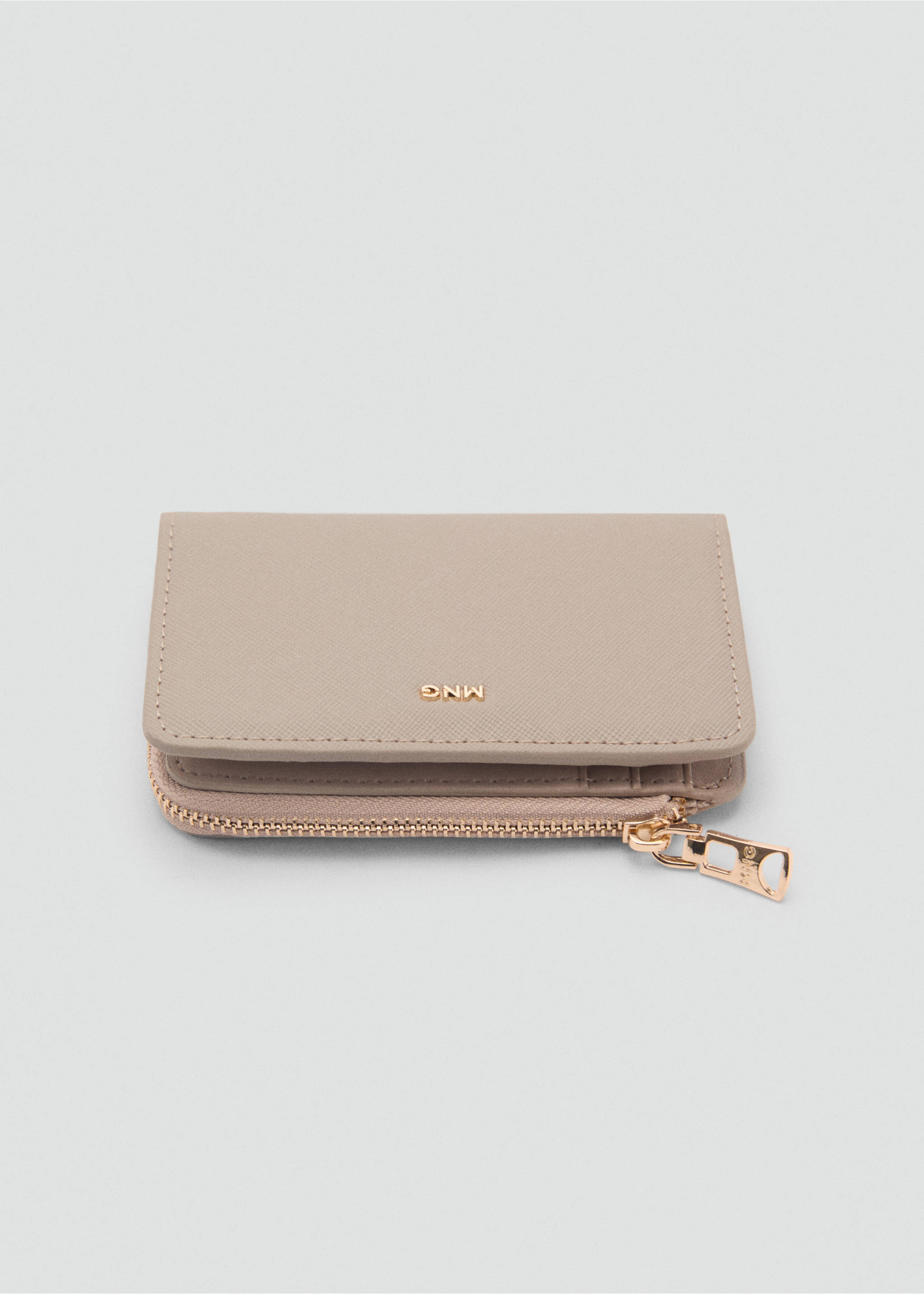 Faux-leather wallet - Medium plane, Light/Pastel Brown. Ref: 87020649-00.