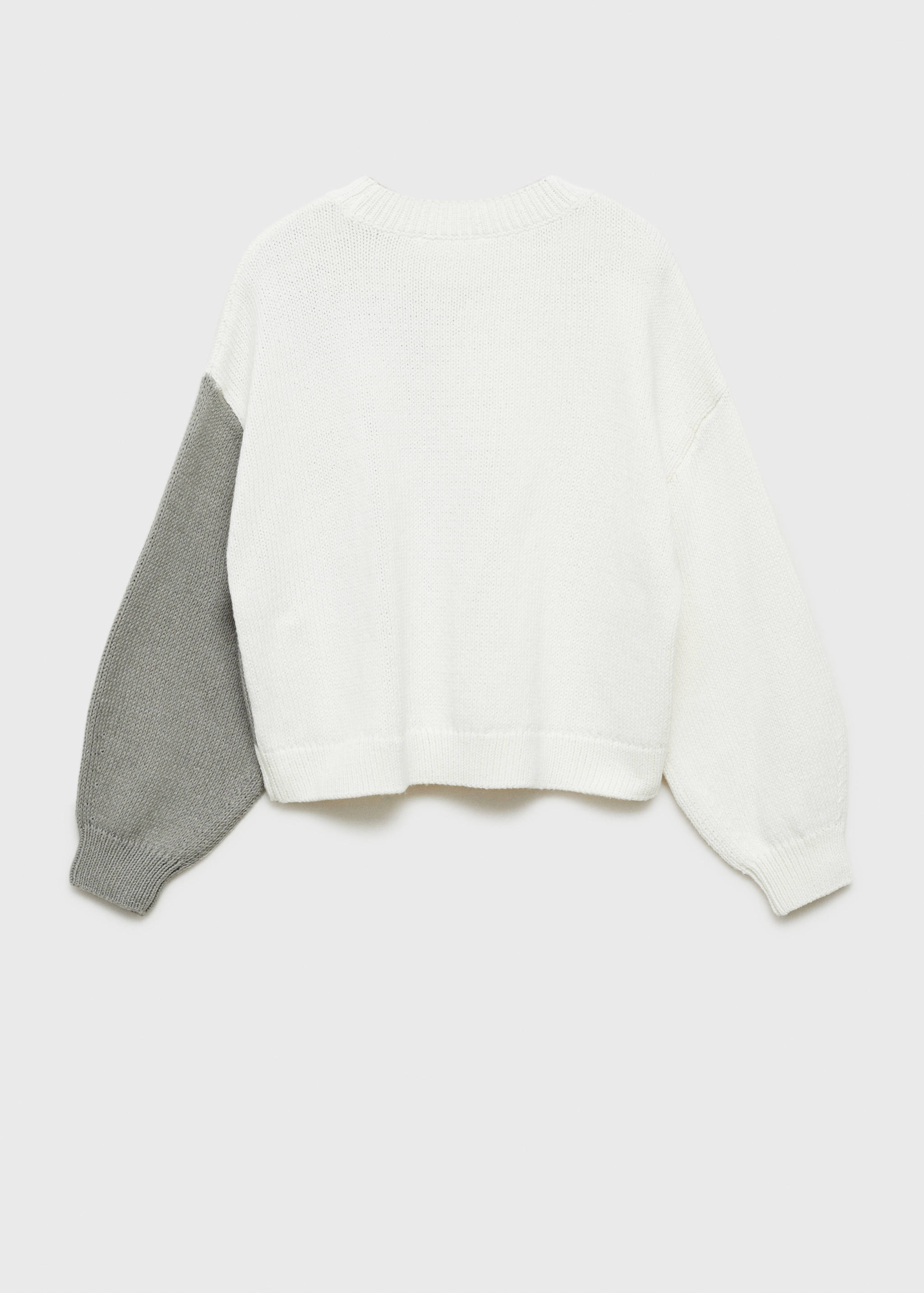 Floral knitted sweater - Reverse of the article