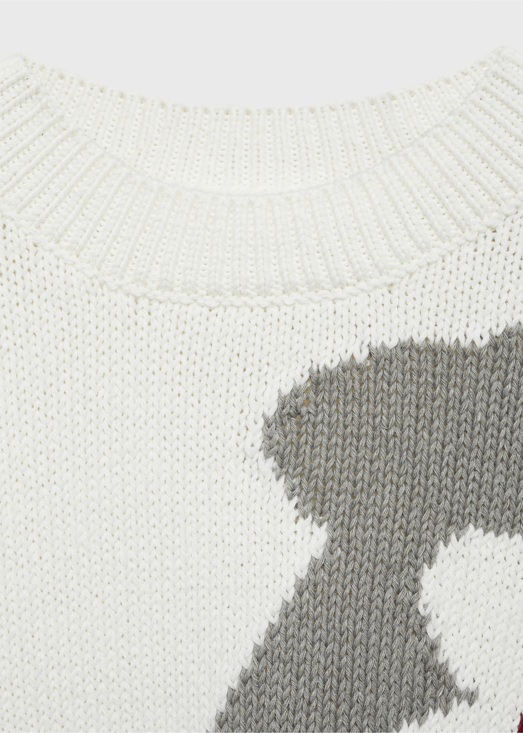 Pulover din tricot cu floare - Detaliu al articolului 8, Ecru. Ref: 87020653-00.