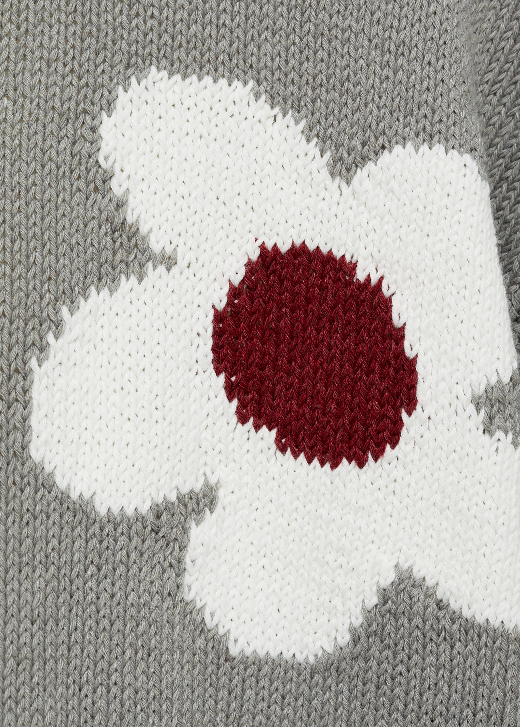 Floral knitted sweater - Details of the article 0