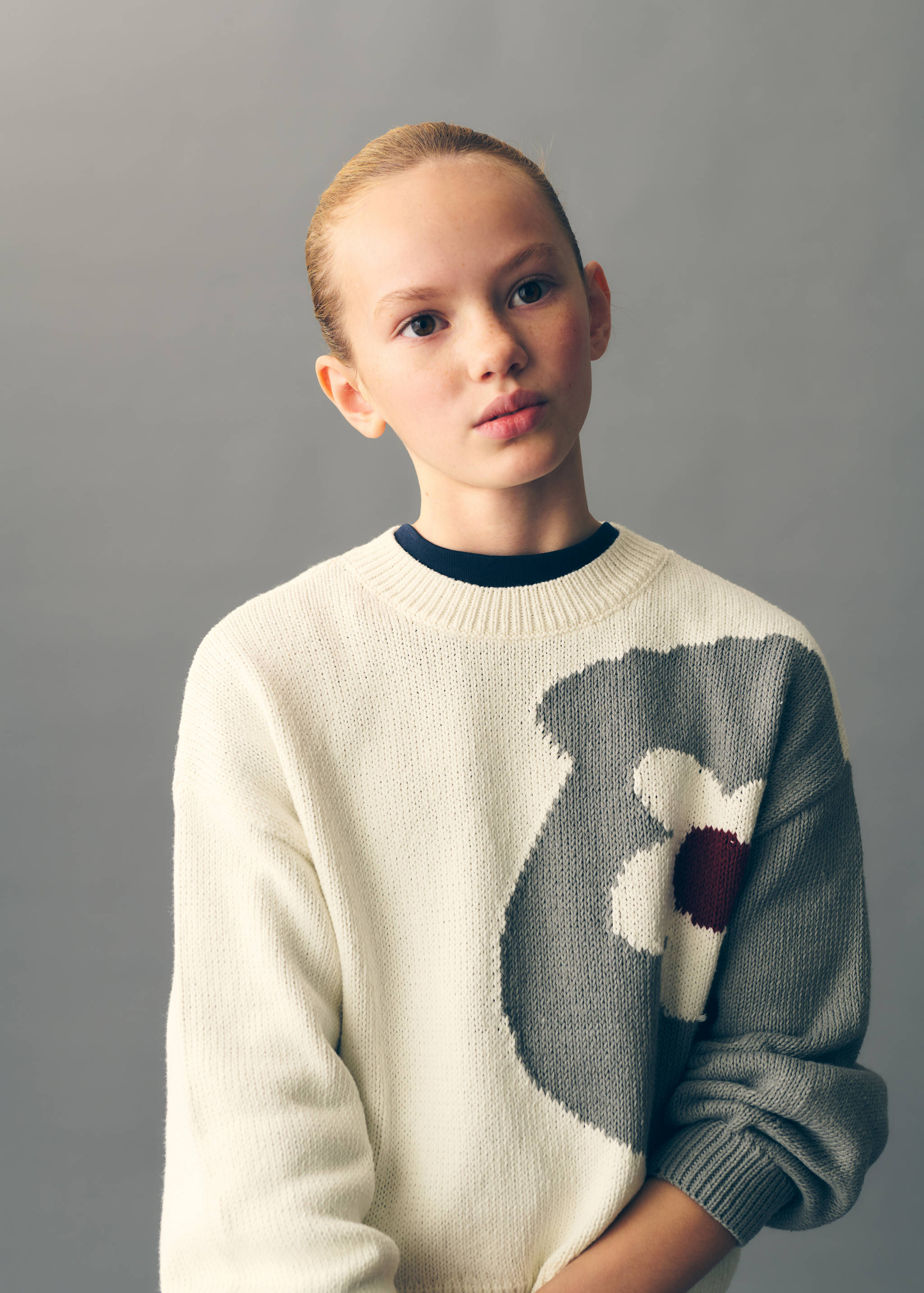 Floral knitted sweater - Details of the article 5