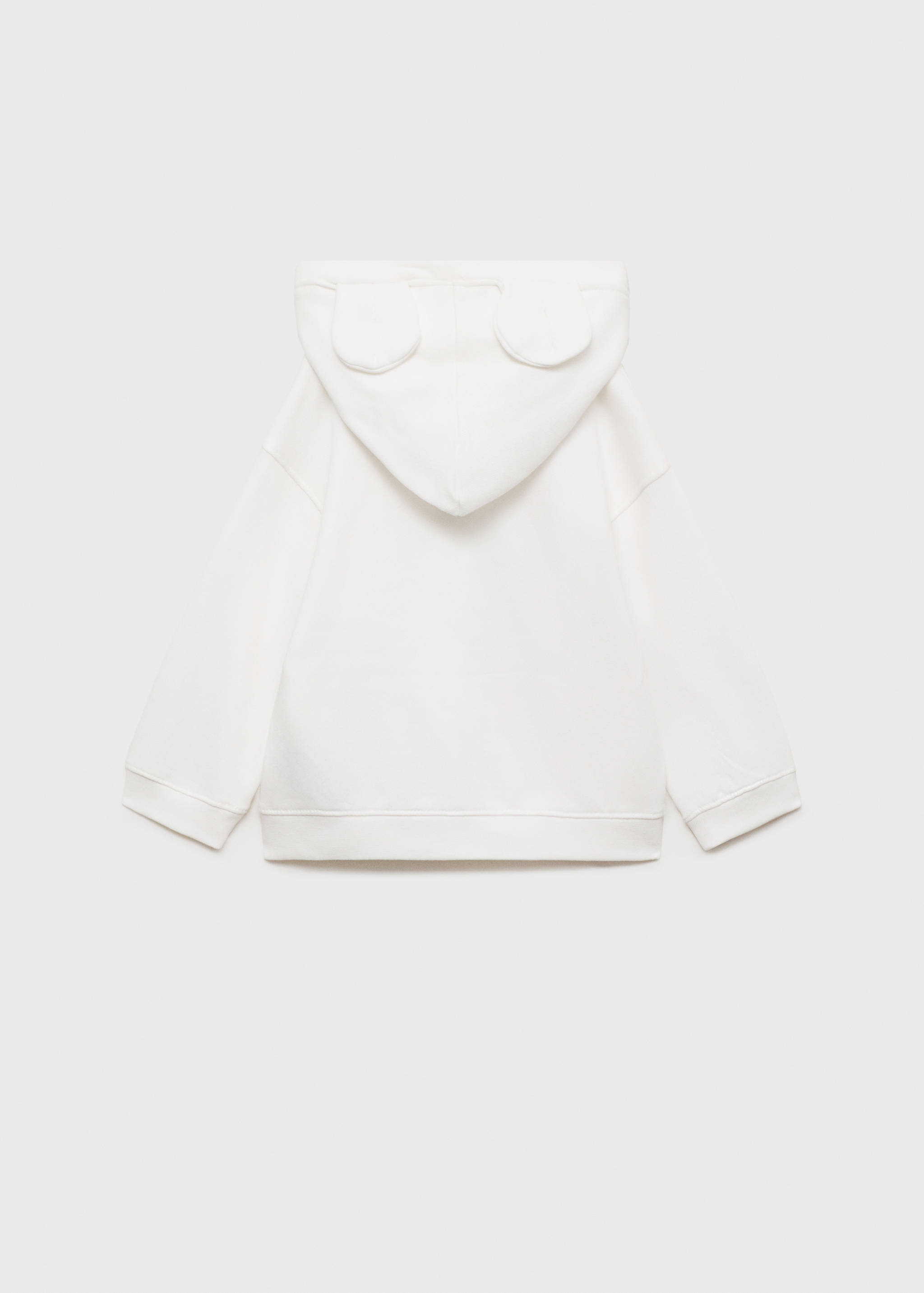 Hooded sweatshirt with ears - Reverse of the article