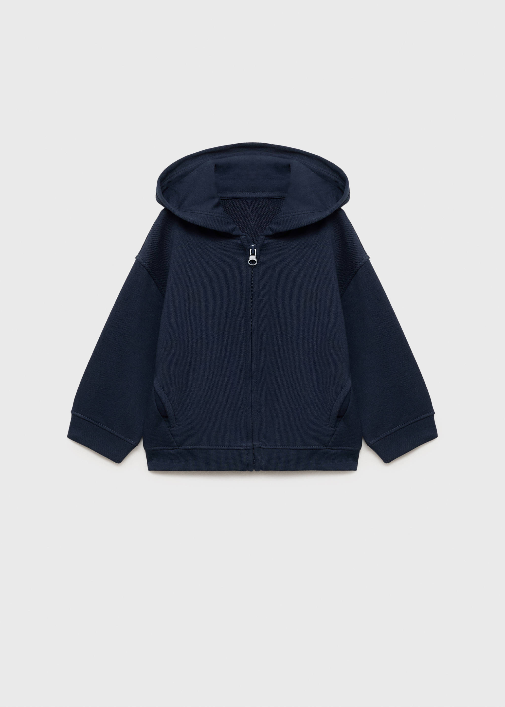 Mikina s kapucí a oušky - Zboží bez modelu, Námořnická modrá. Ref: 87021046-00.