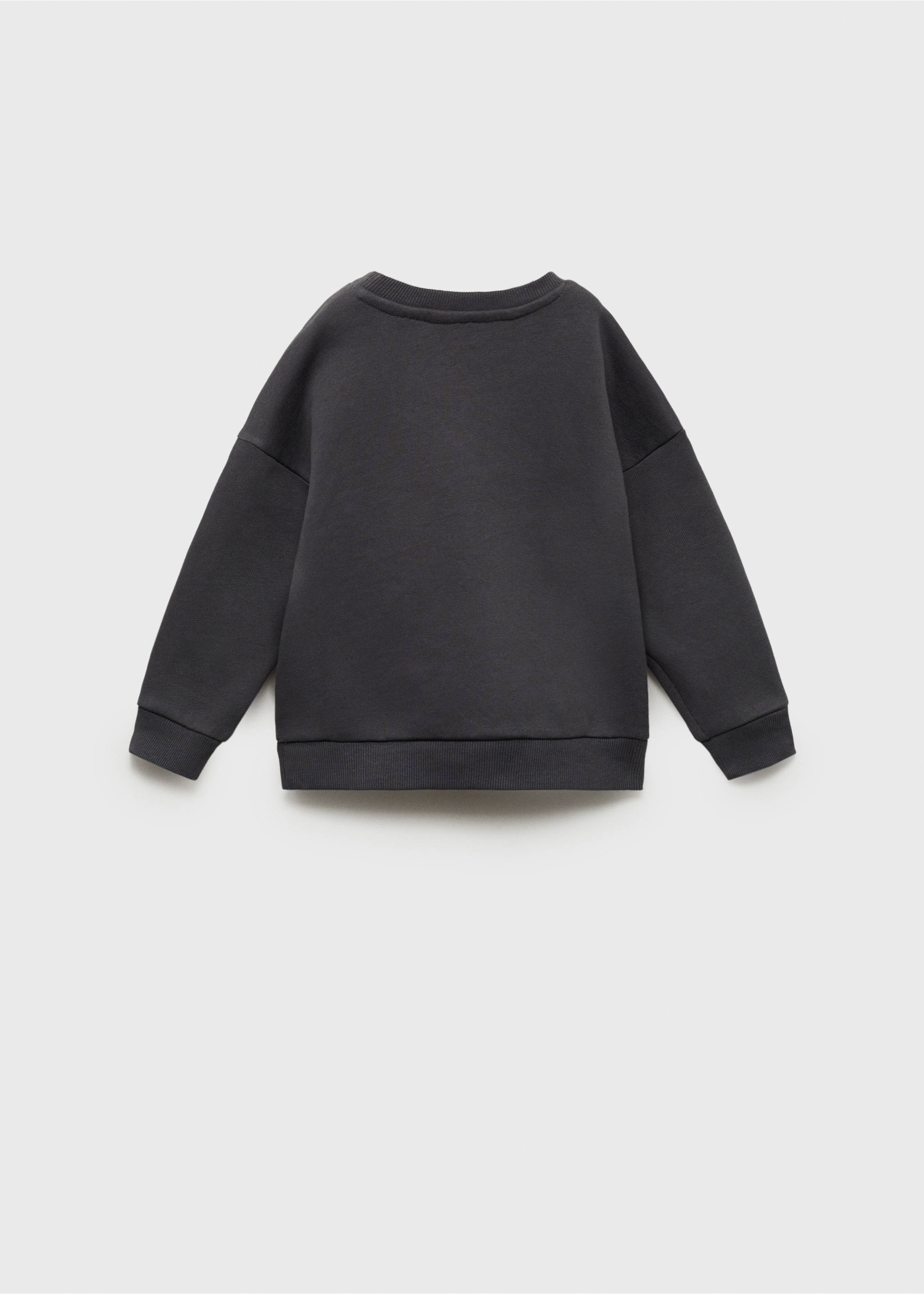 Sweatshirt met bedrukte tekening - Achterkant van het artikel, Antraciet. Ref: 87021050-00.