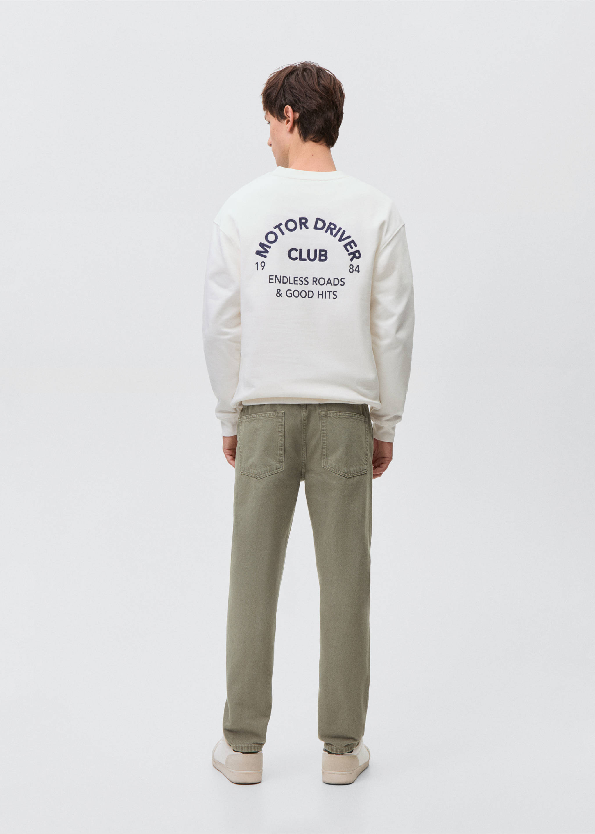 Regular Fit-Jeans - Rückseite des Artikels, Minzgrün. Ref: 87021051-00.