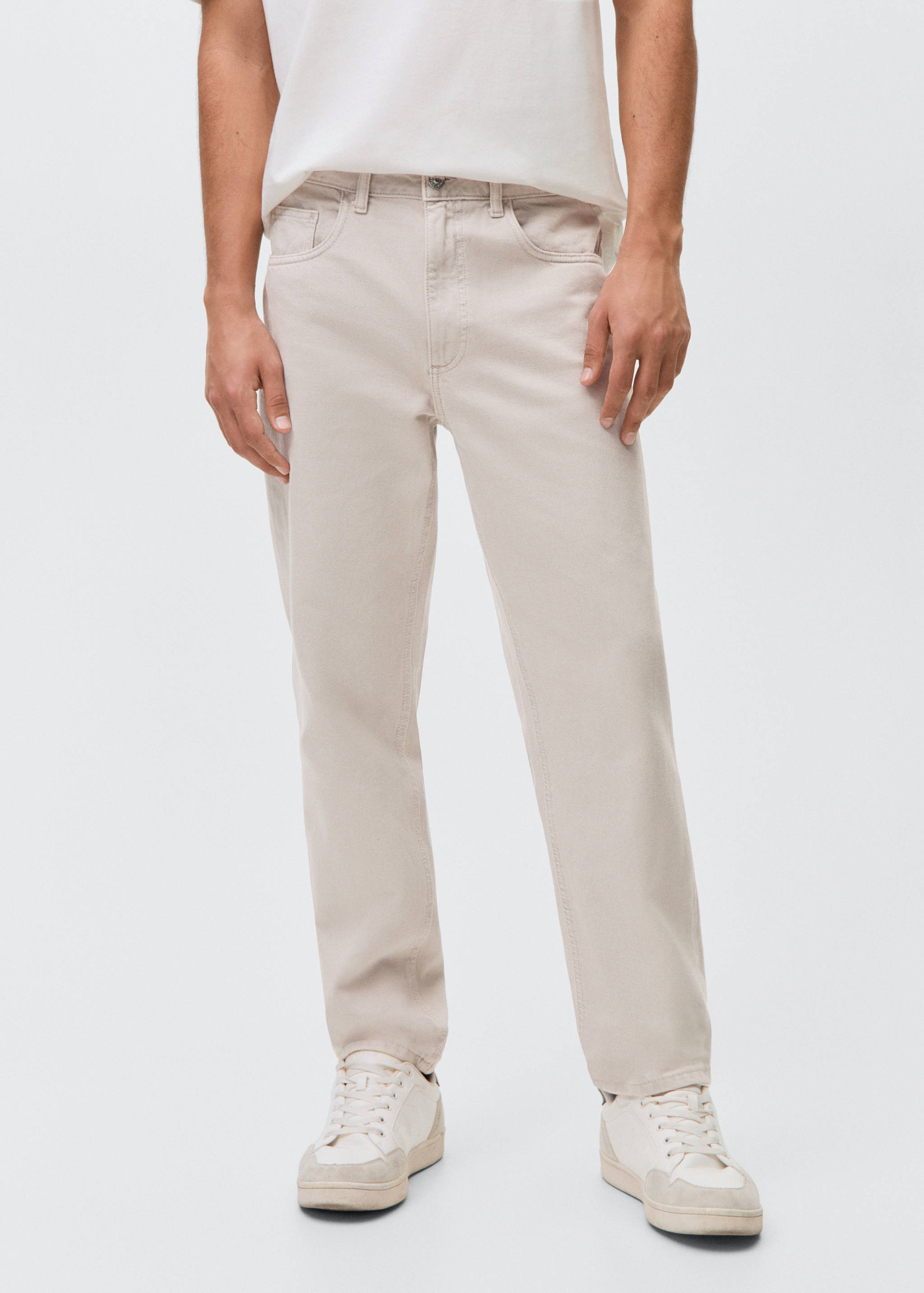 Regular Fit-Jeans - Mittlere Ansicht