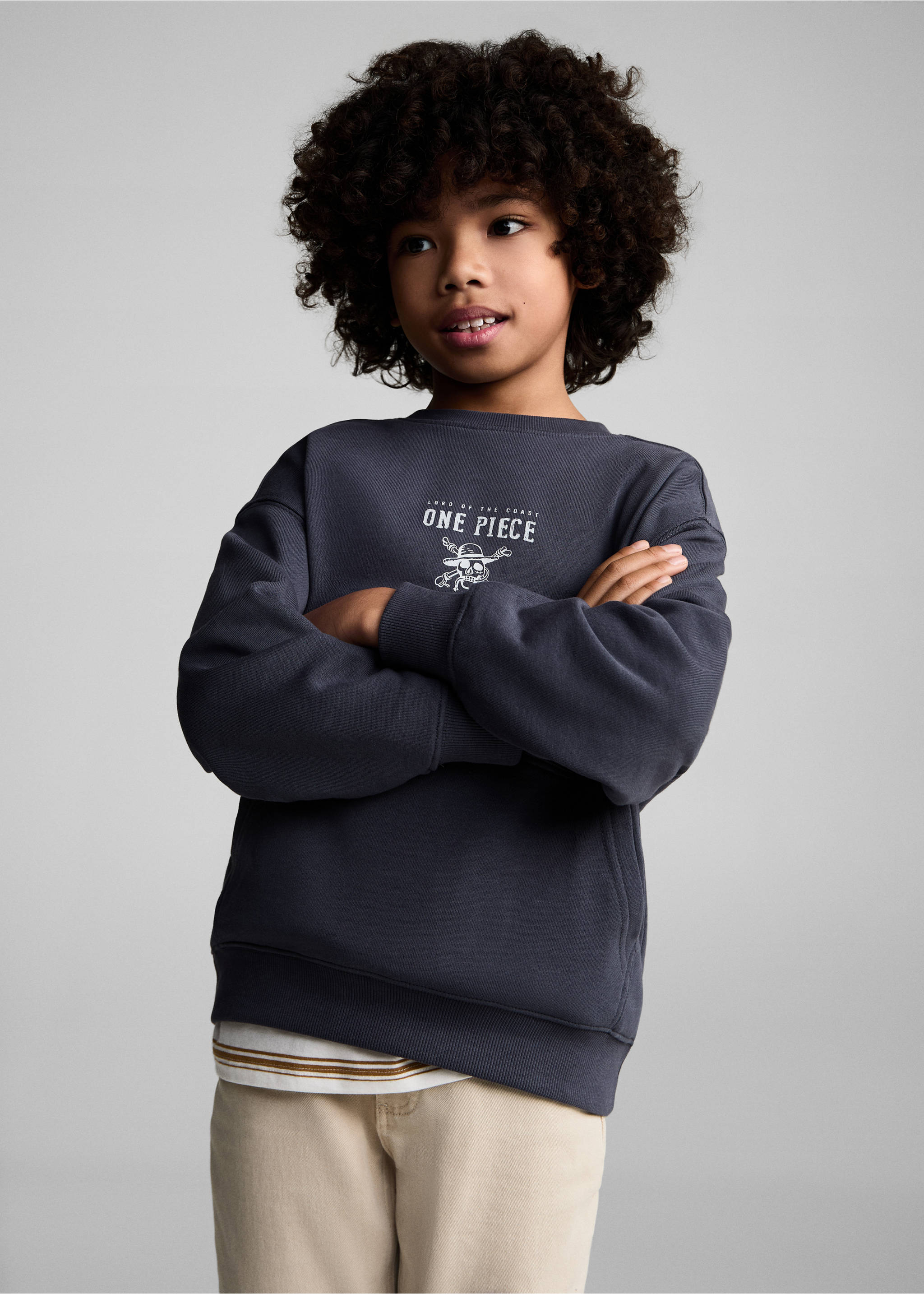 ONEPIECE sweatshirt - Medium plane, Charcoal. Ref: 87021053-00.