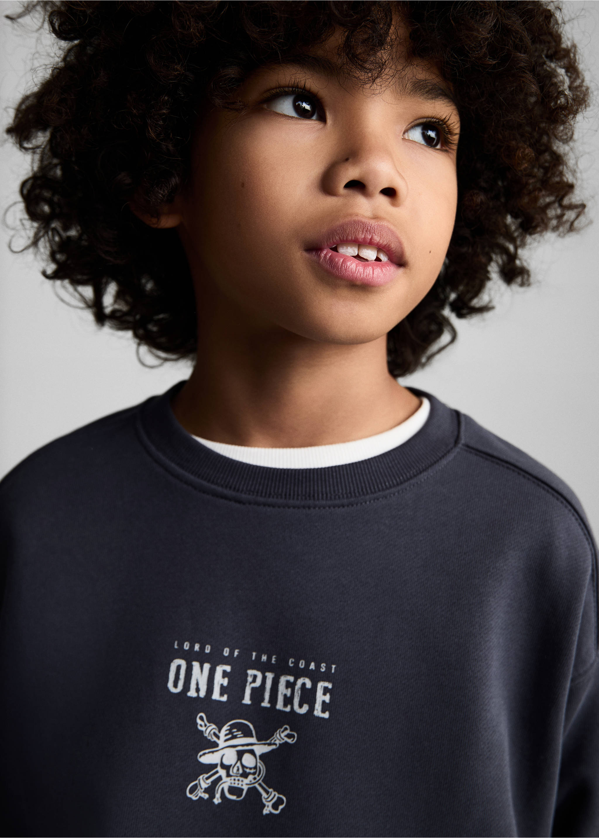 ONEPIECE sweatshirt - Details of the article 1, Charcoal. Ref: 87021053-00.