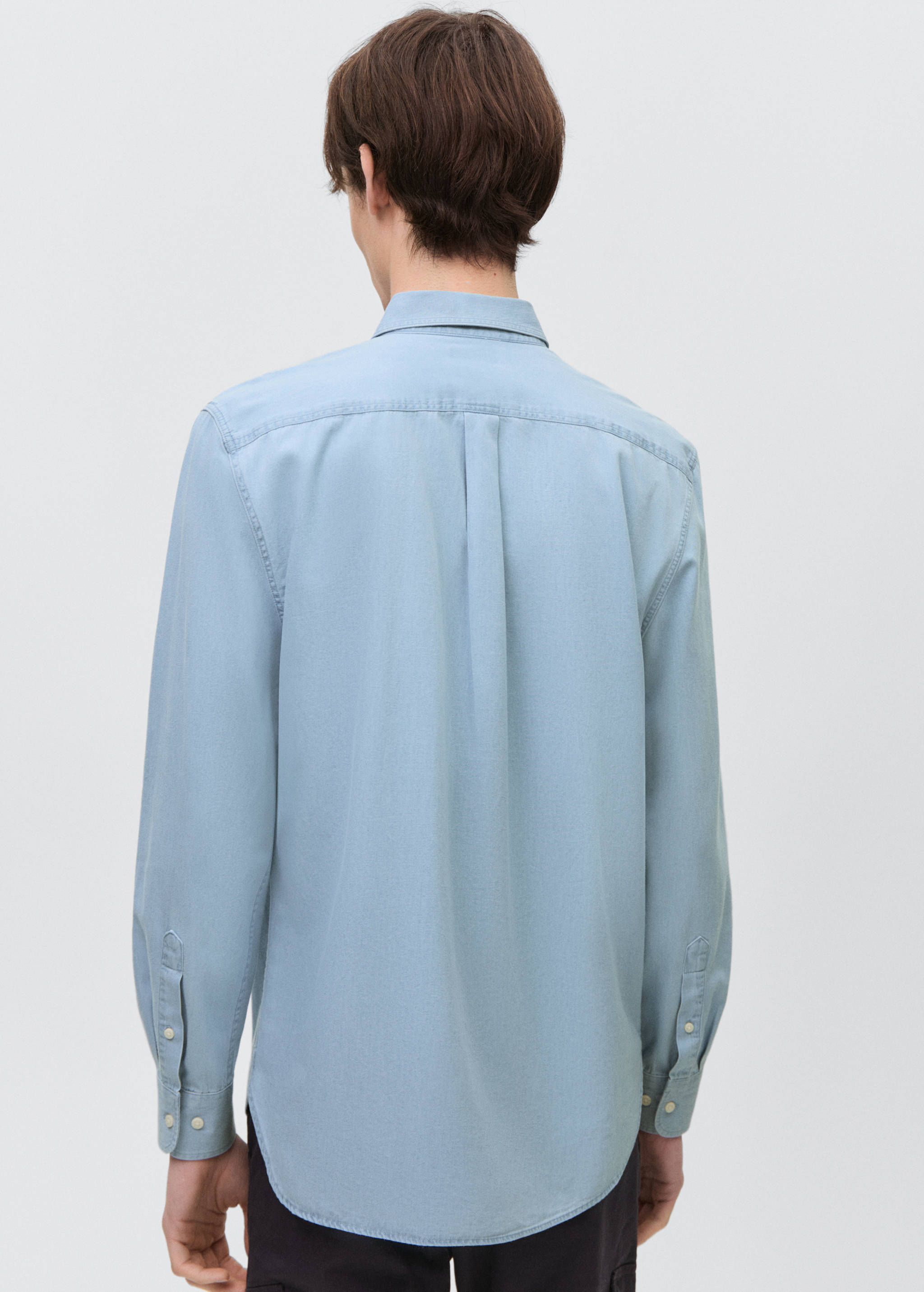 Camisa òxford cotó - Revers de l'article