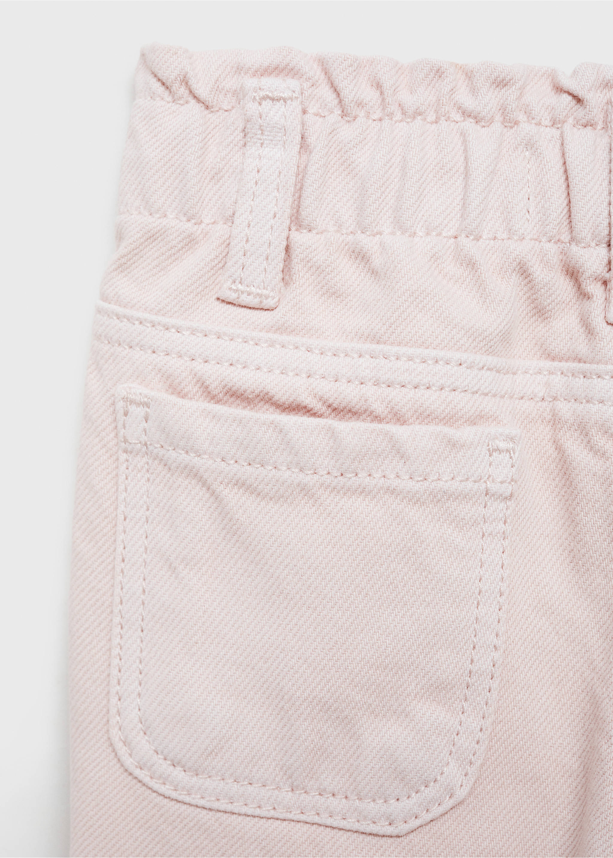 Jeans paperbag recht - Detail van het artikel 0, Roze. Ref: 87021513-00.