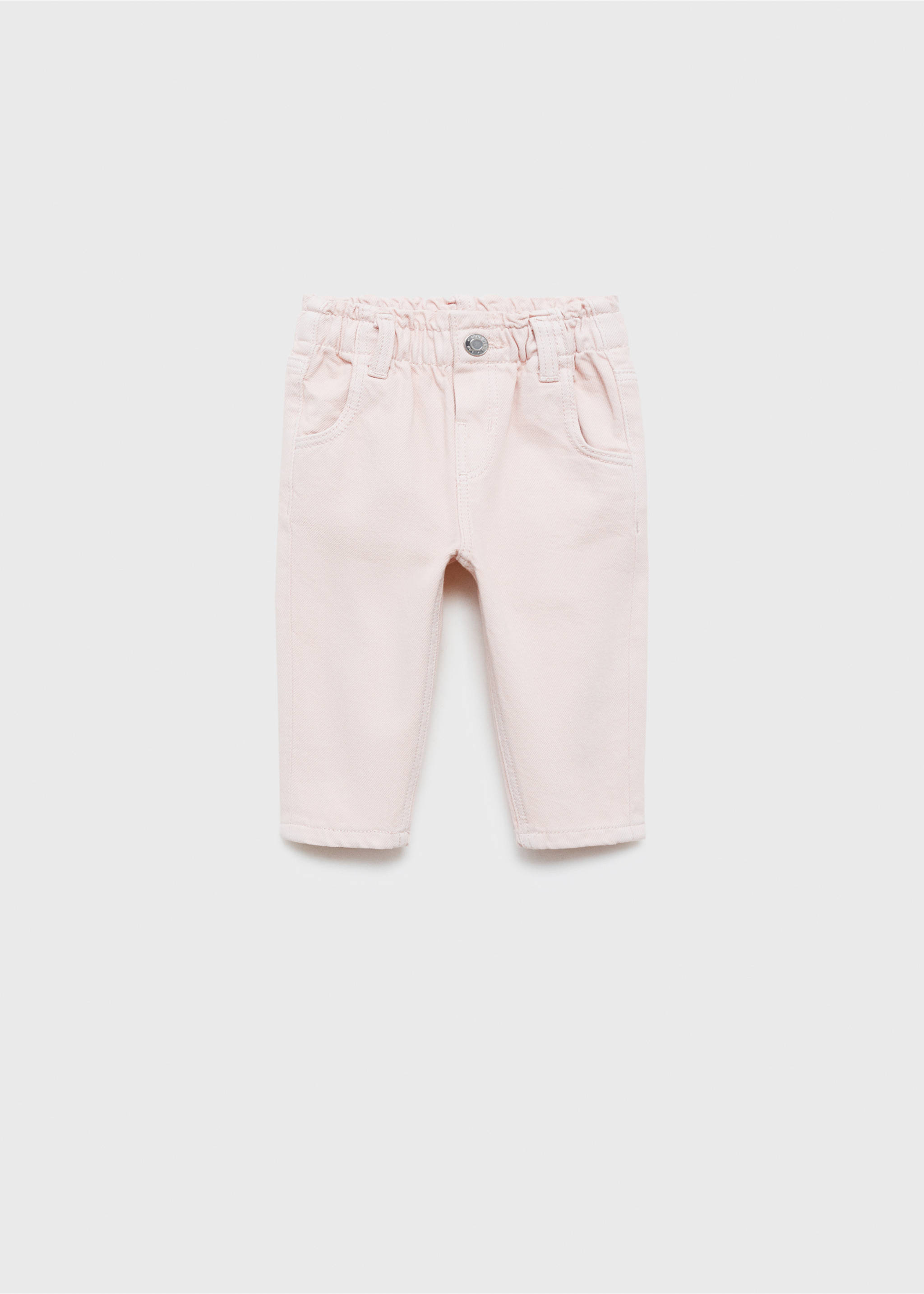 Jeans paperbag gerade - Artikel ohne Model, Rosa. Ref: 87021513-00.
