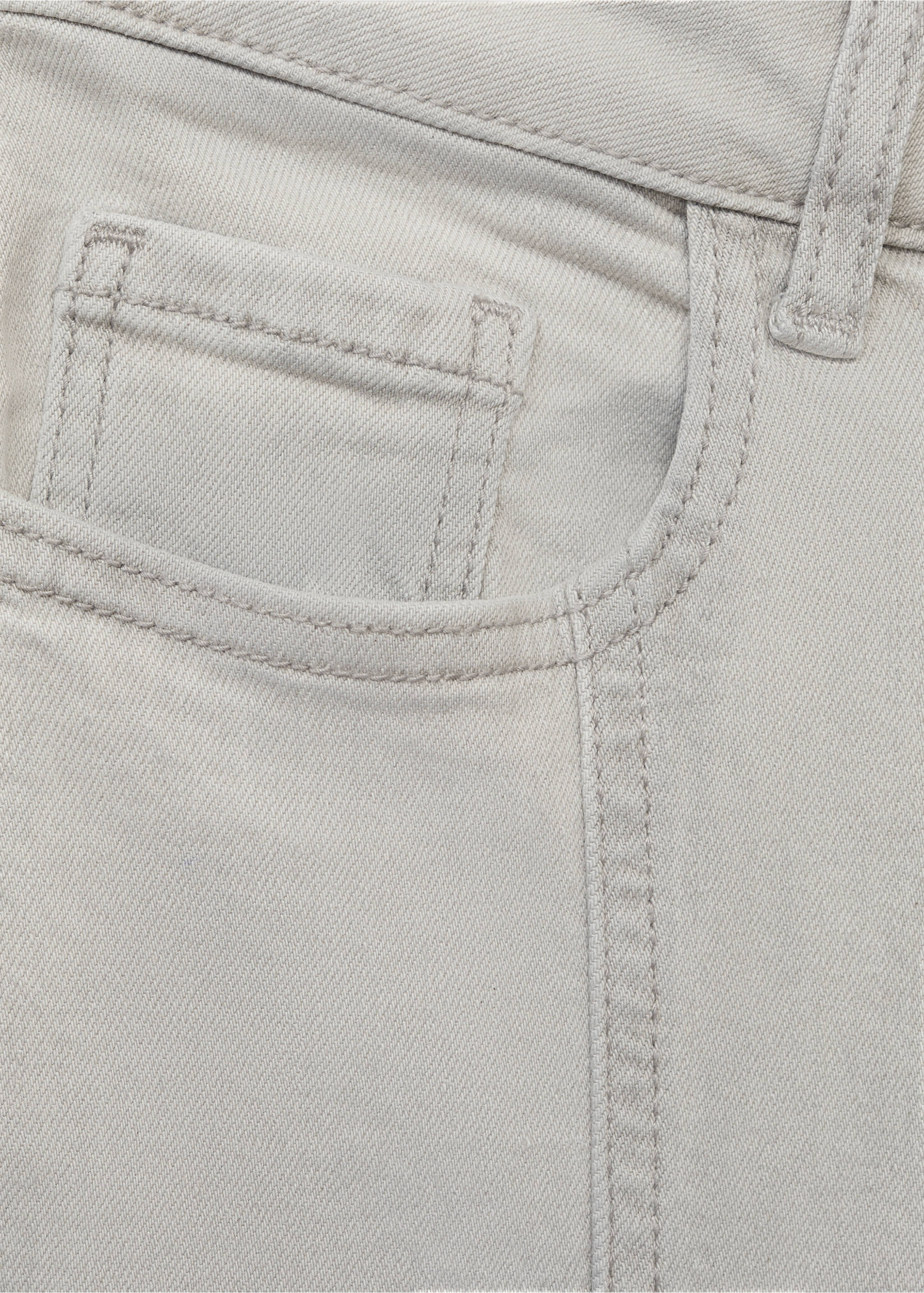 Τζιν low waist με ραφές - Λεπτομέρεια του προϊόντος 0, Γκρι Ντένιμ. Ref: 87021514-00.