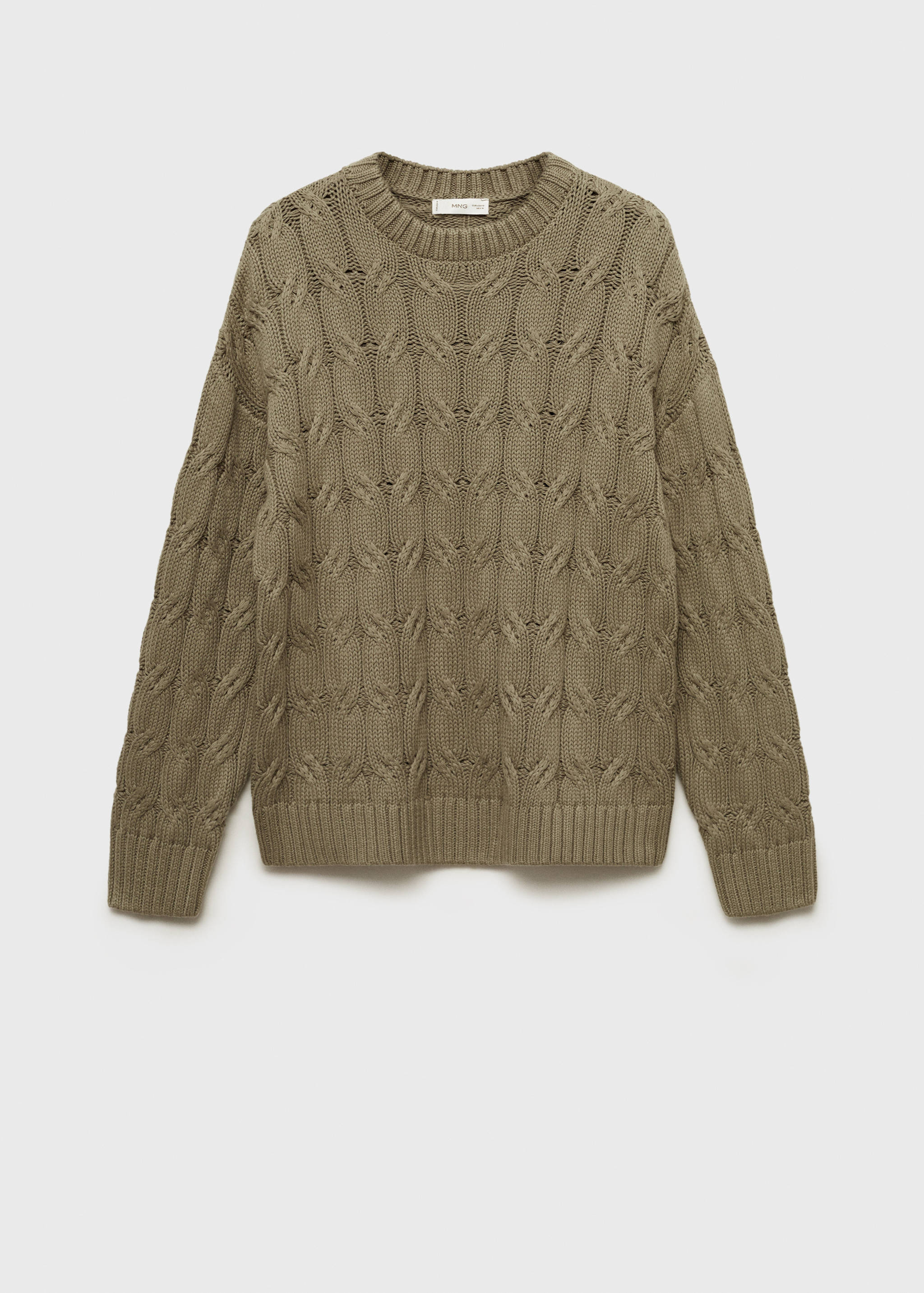 Pull-over maille torsadée - Article sans modèle