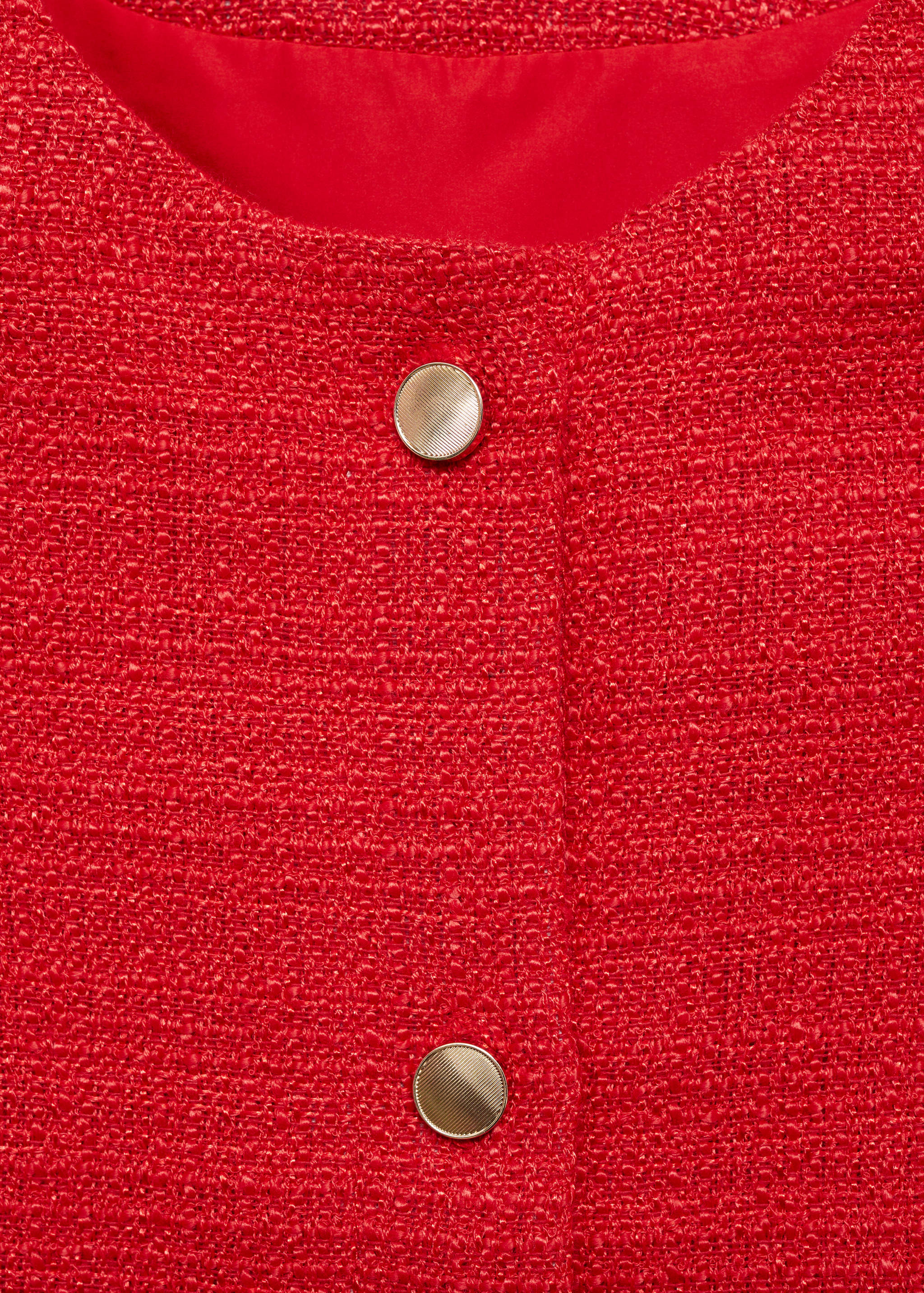 Tweed waistcoat with buttons - Details of the article 8